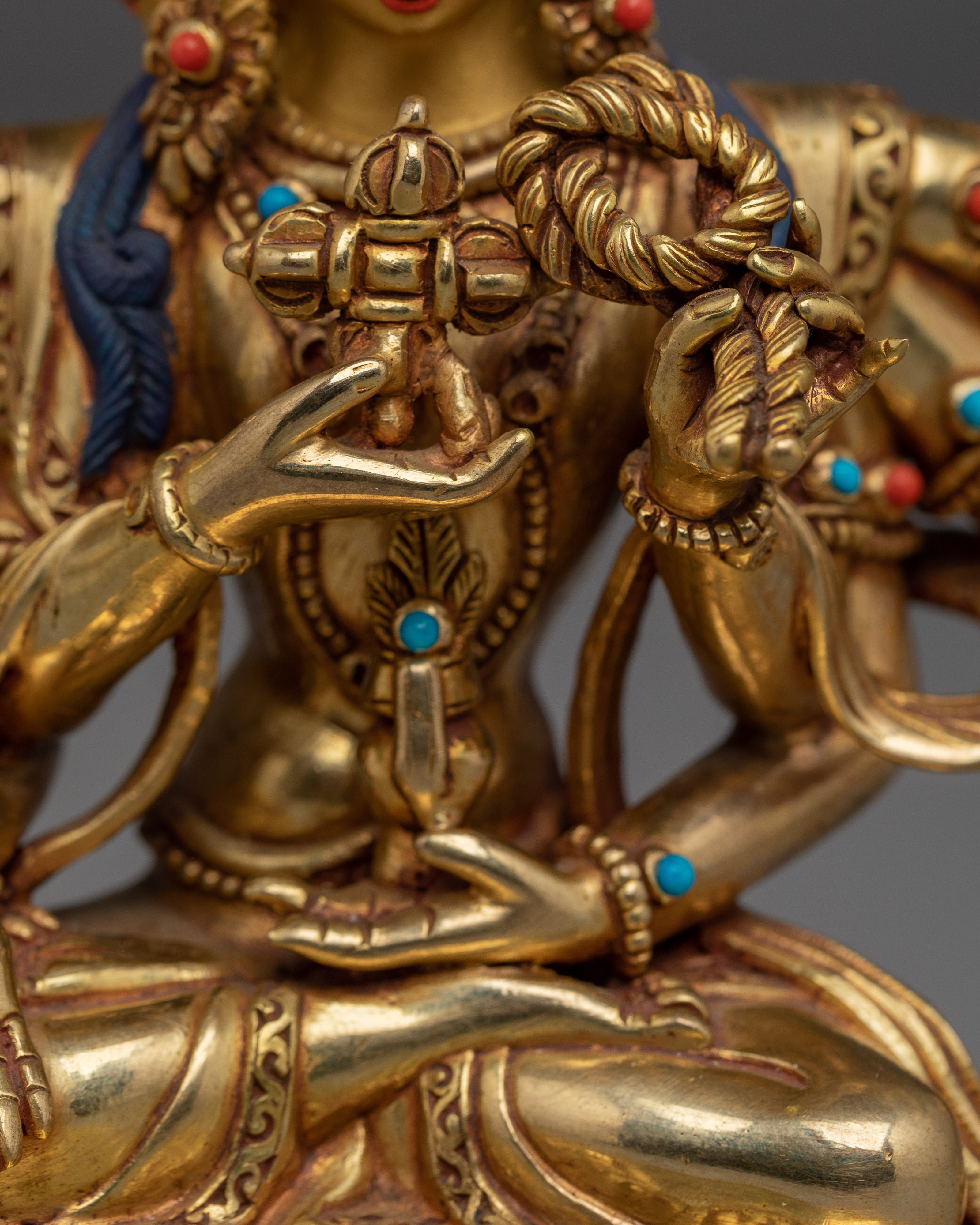 Tibetan Buddhist Deity Namgyalma Copper Statue | Spiritual Protector Sculpture