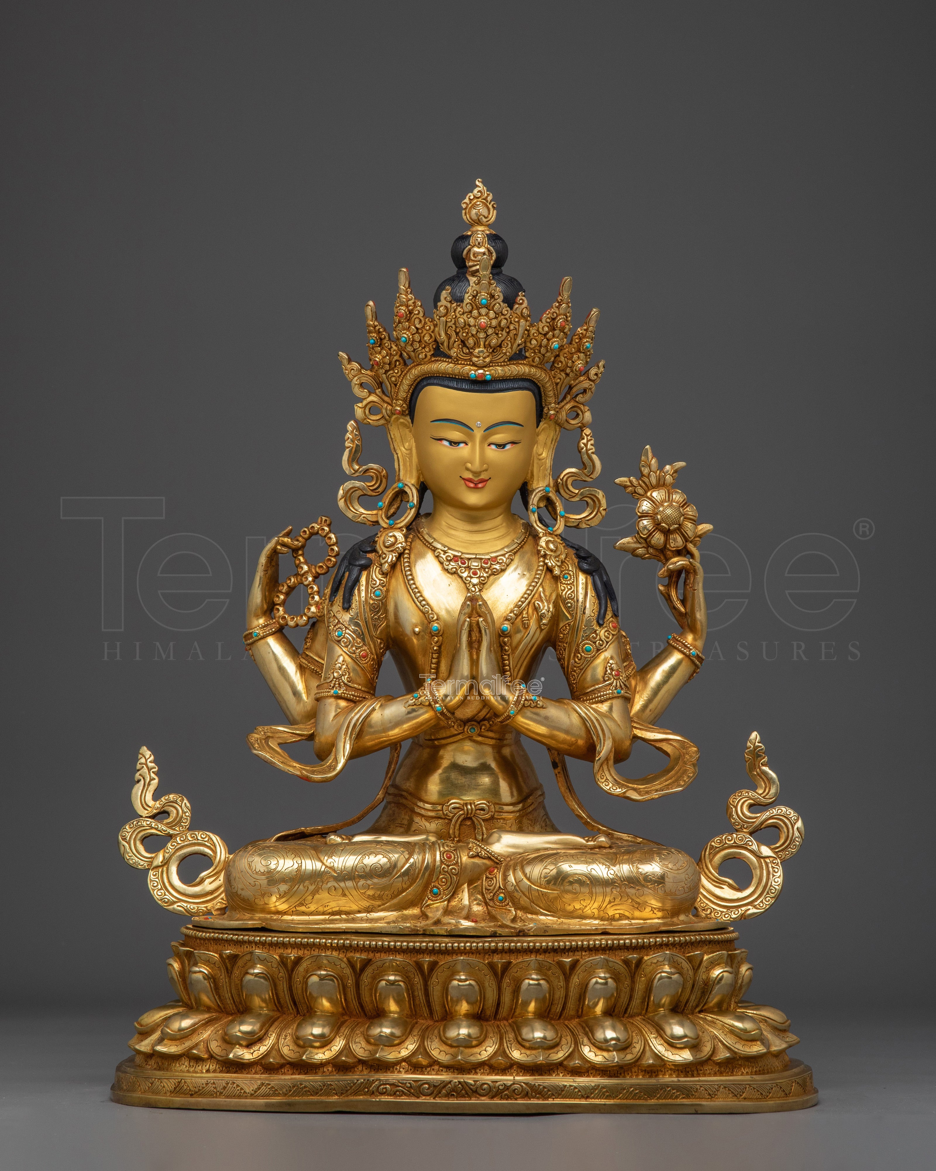 Embodiment of Compassion Chenrezig Art | Avalokiteshvara Figurine