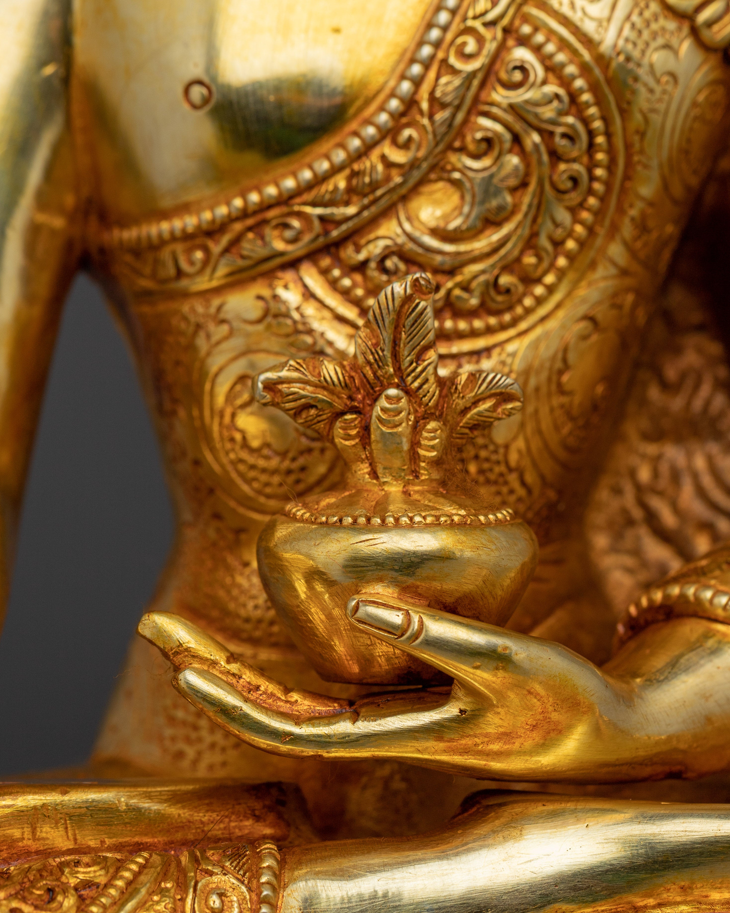 Vajrayana Deity Golden Medicine Buddha | Healing Deity of Tibetan Buddhism
