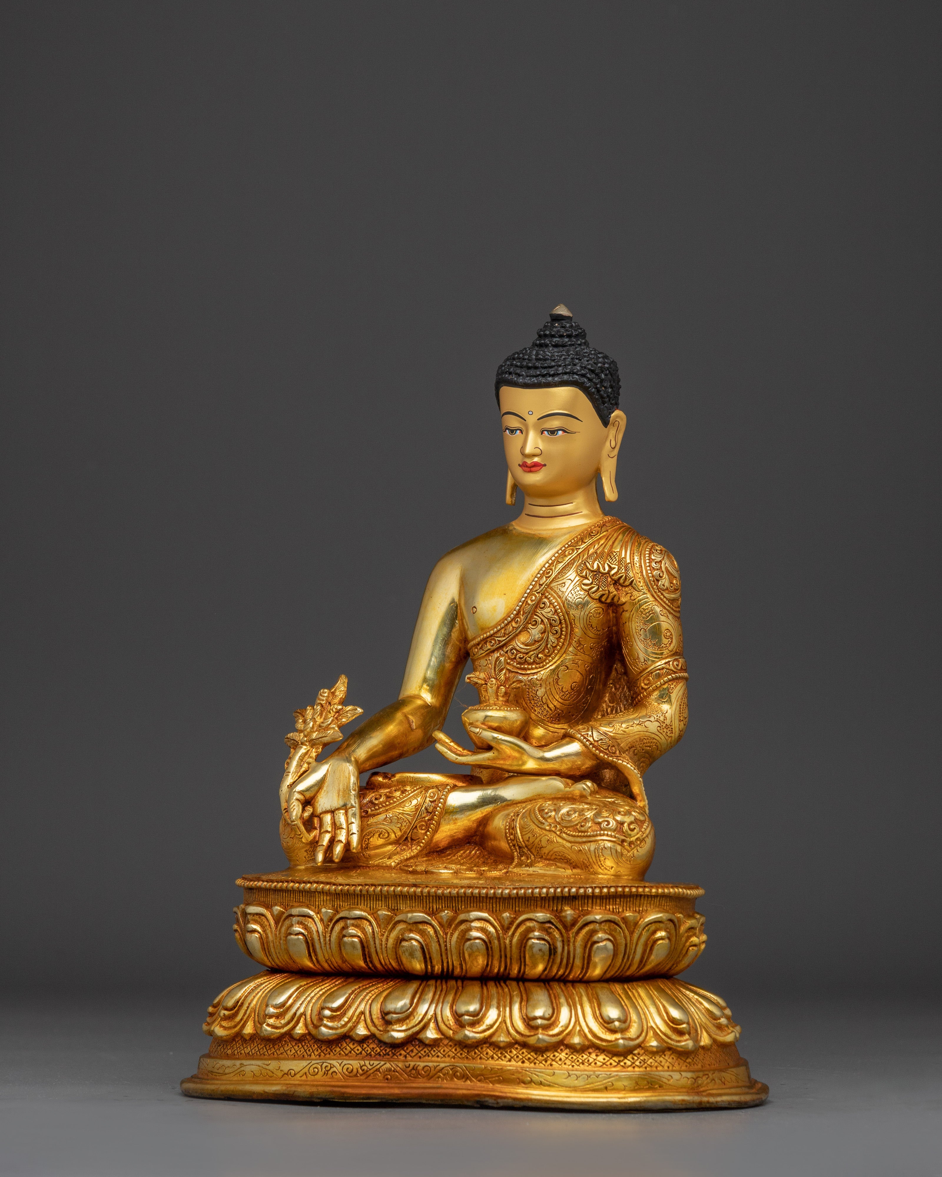 Vajrayana Deity Golden Medicine Buddha | Healing Deity of Tibetan Buddhism