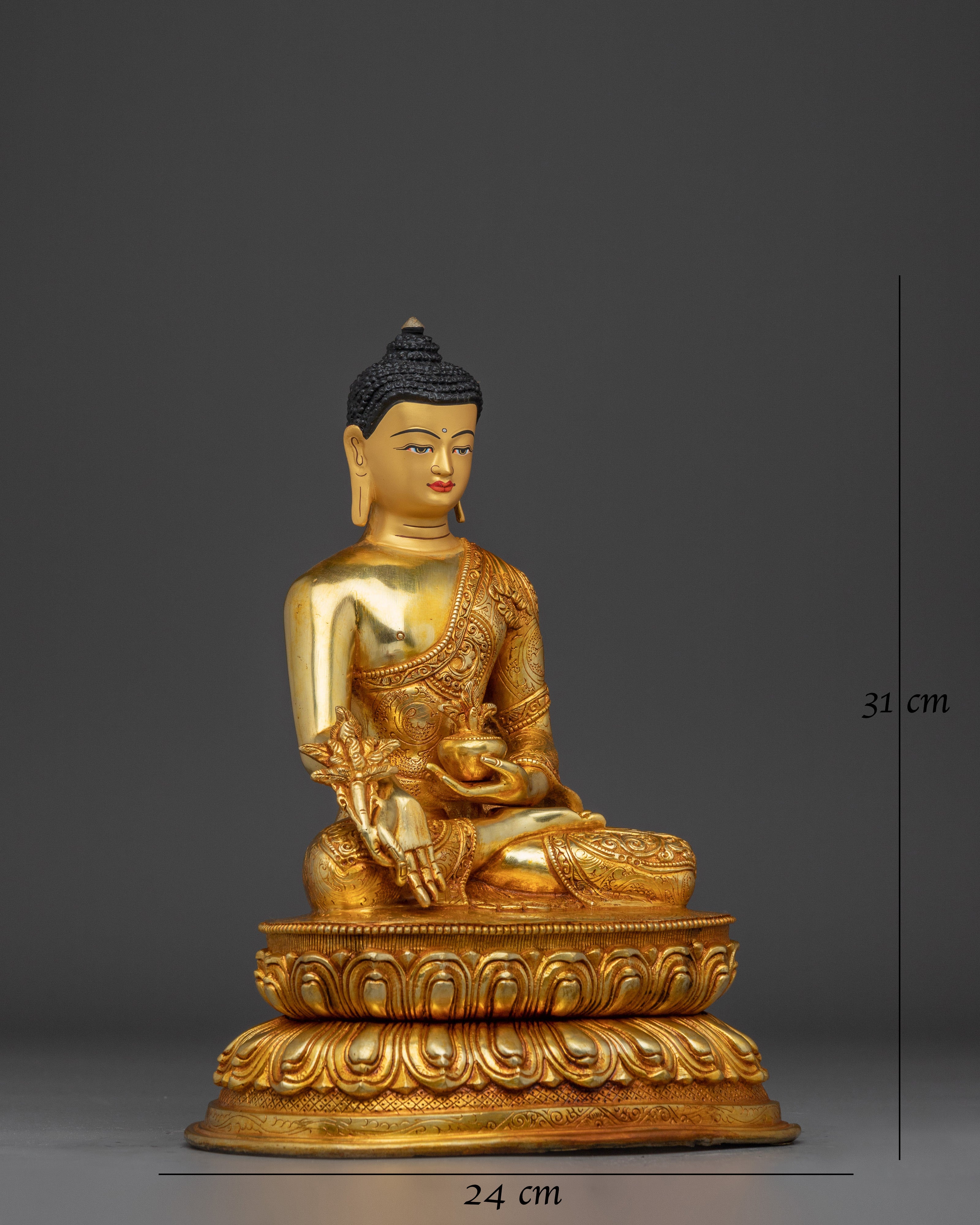Vajrayana Deity Golden Medicine Buddha