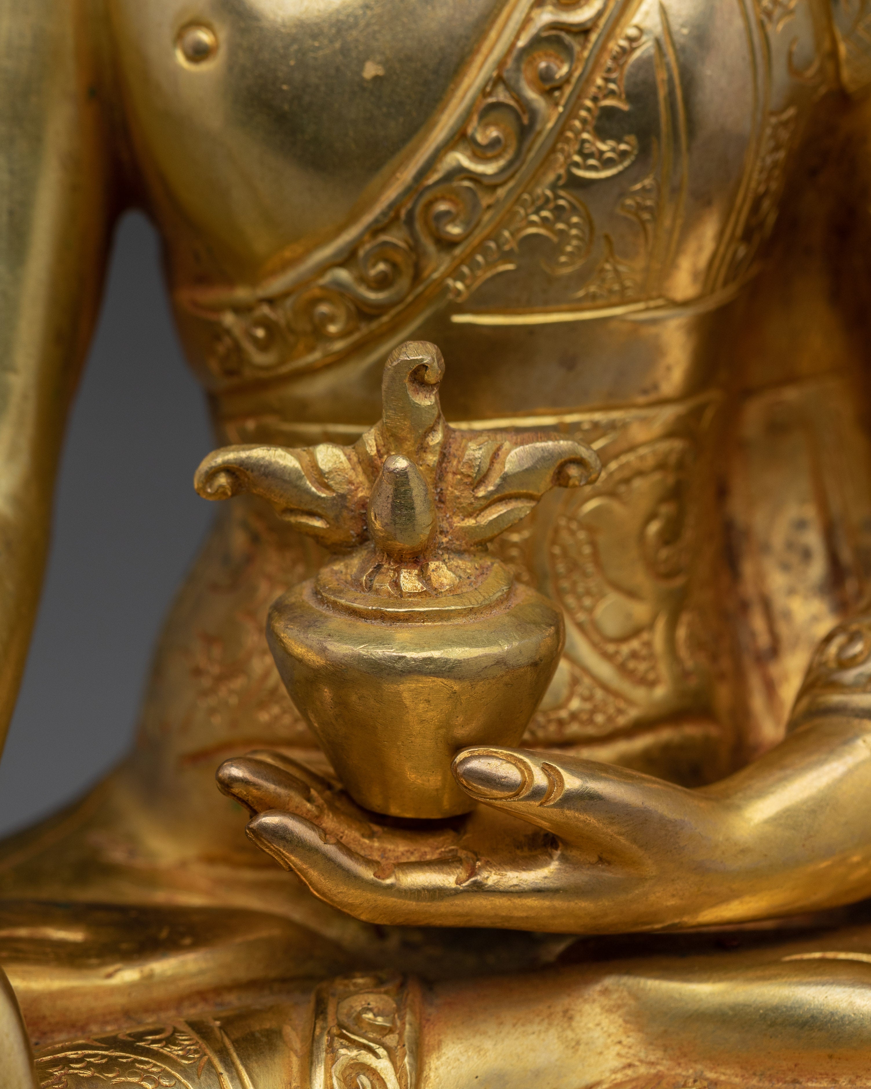 Buddhist Bhaisajyaguru Healing Buddha Artwork | Medicine Buddha Statue