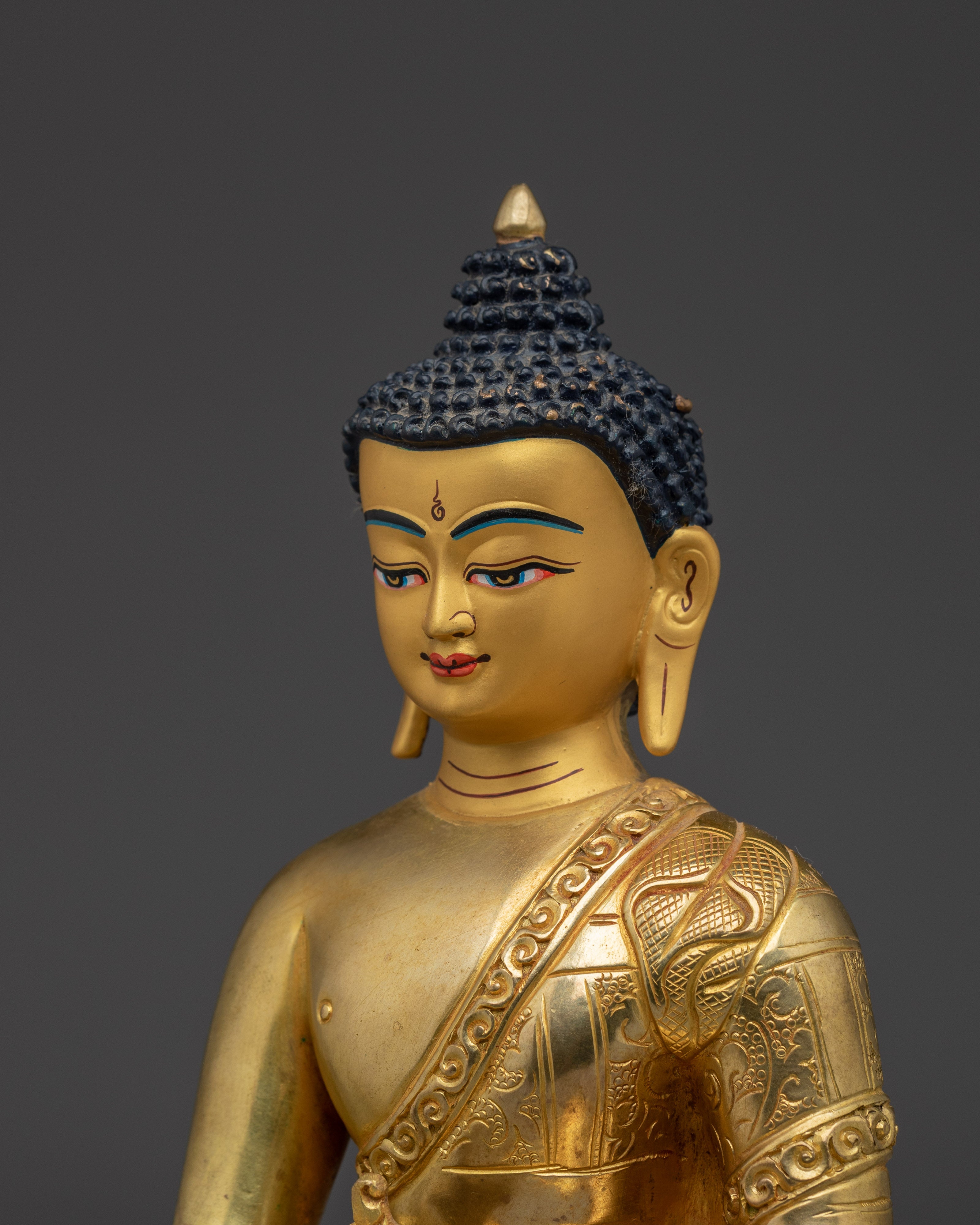 Buddhist Bhaisajyaguru Healing Buddha Artwork | Medicine Buddha Statue