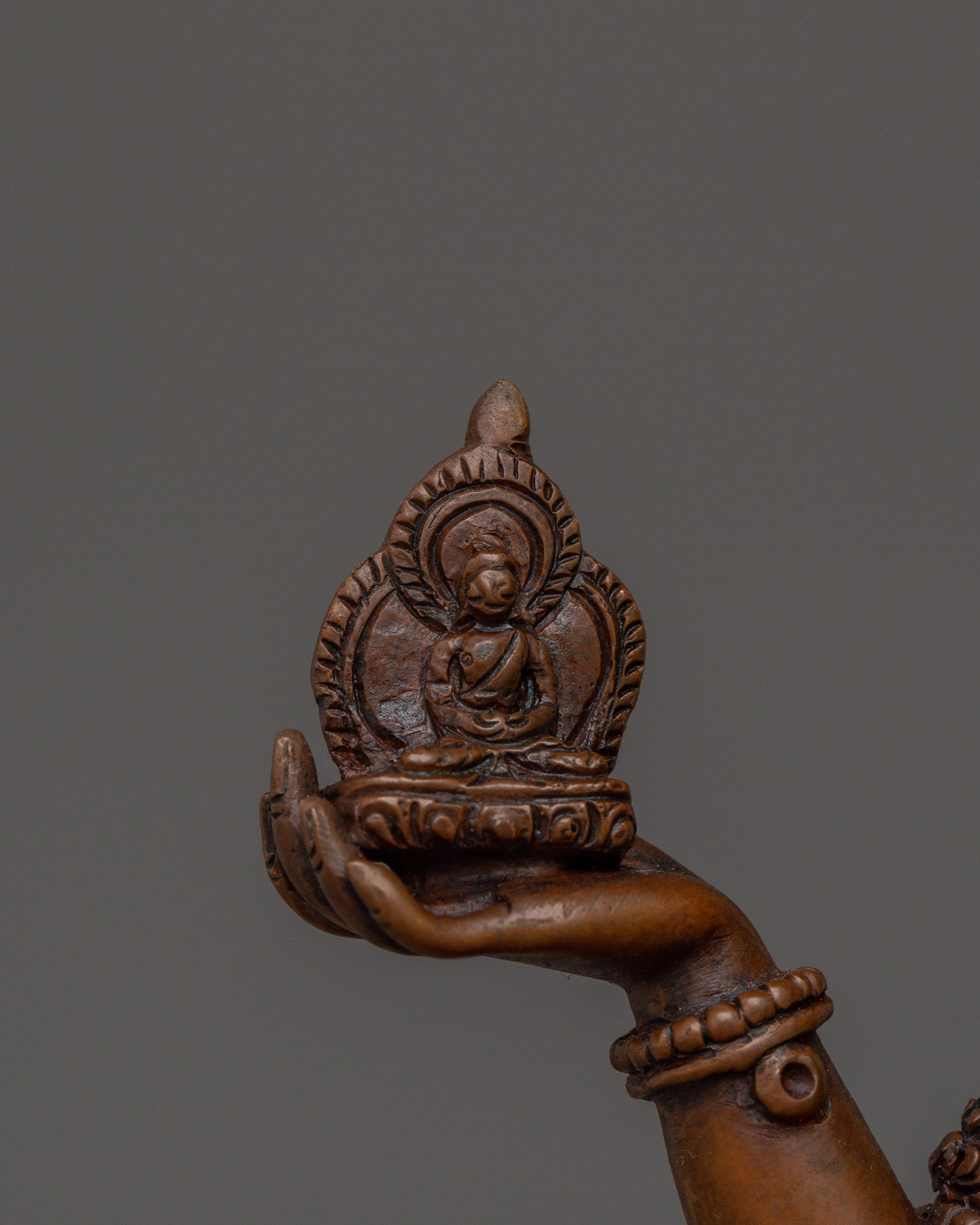 Oxidized Ushnishavijaya Statue | Multi-armed Namgyalma Artwork