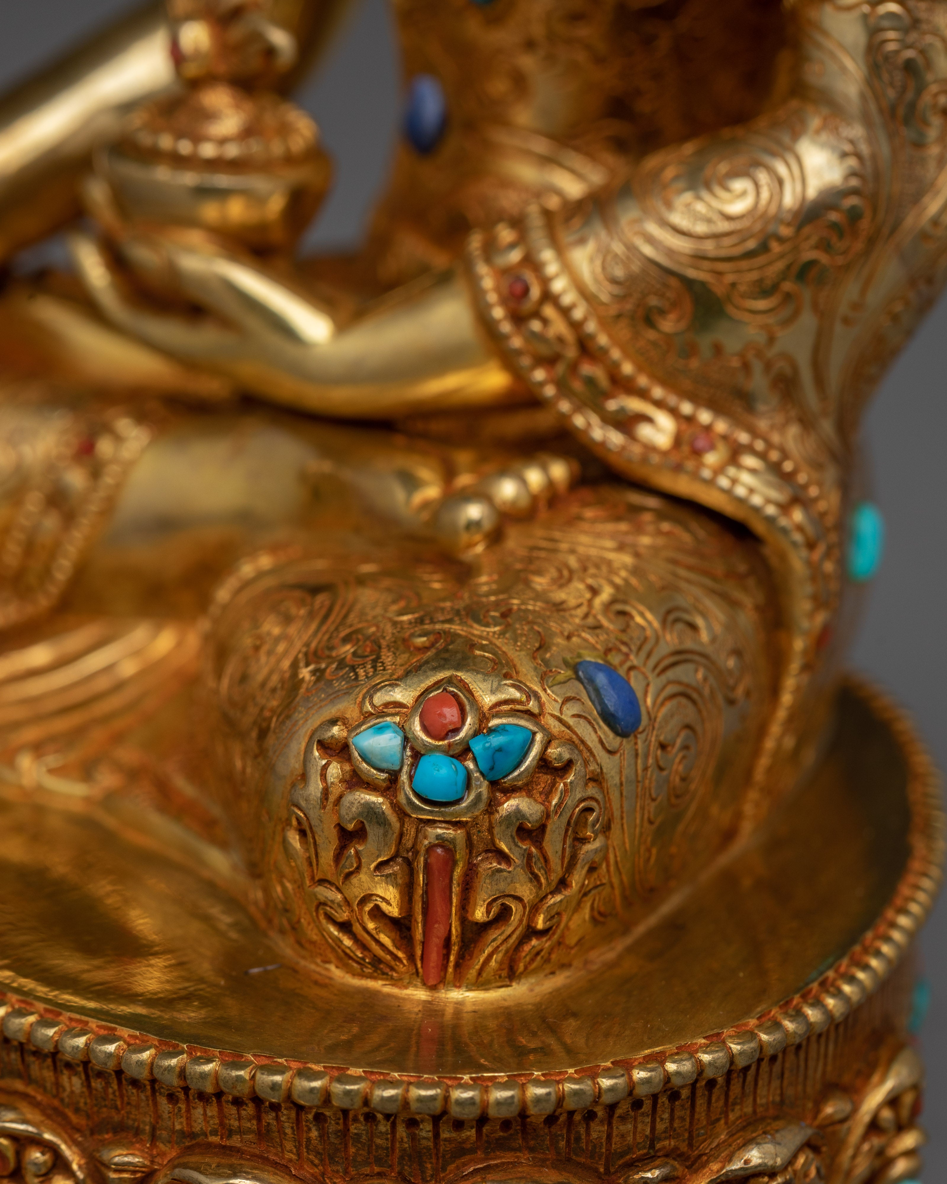 Himalayan Medicine Buddha Handmade Statue | Buddhist Spiritual Decor