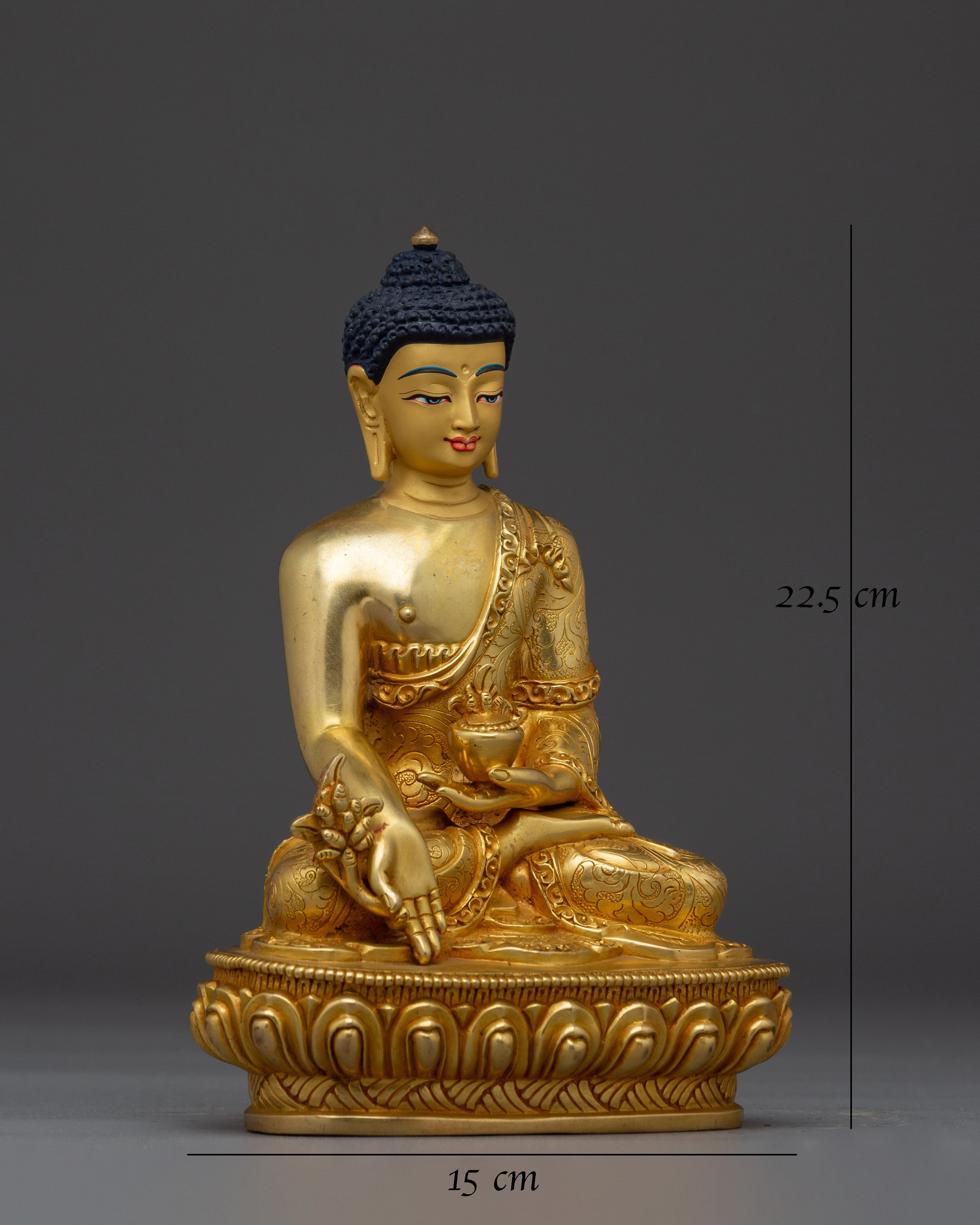 Healing Deity Medicine Buddha of Tibetan Buddhism