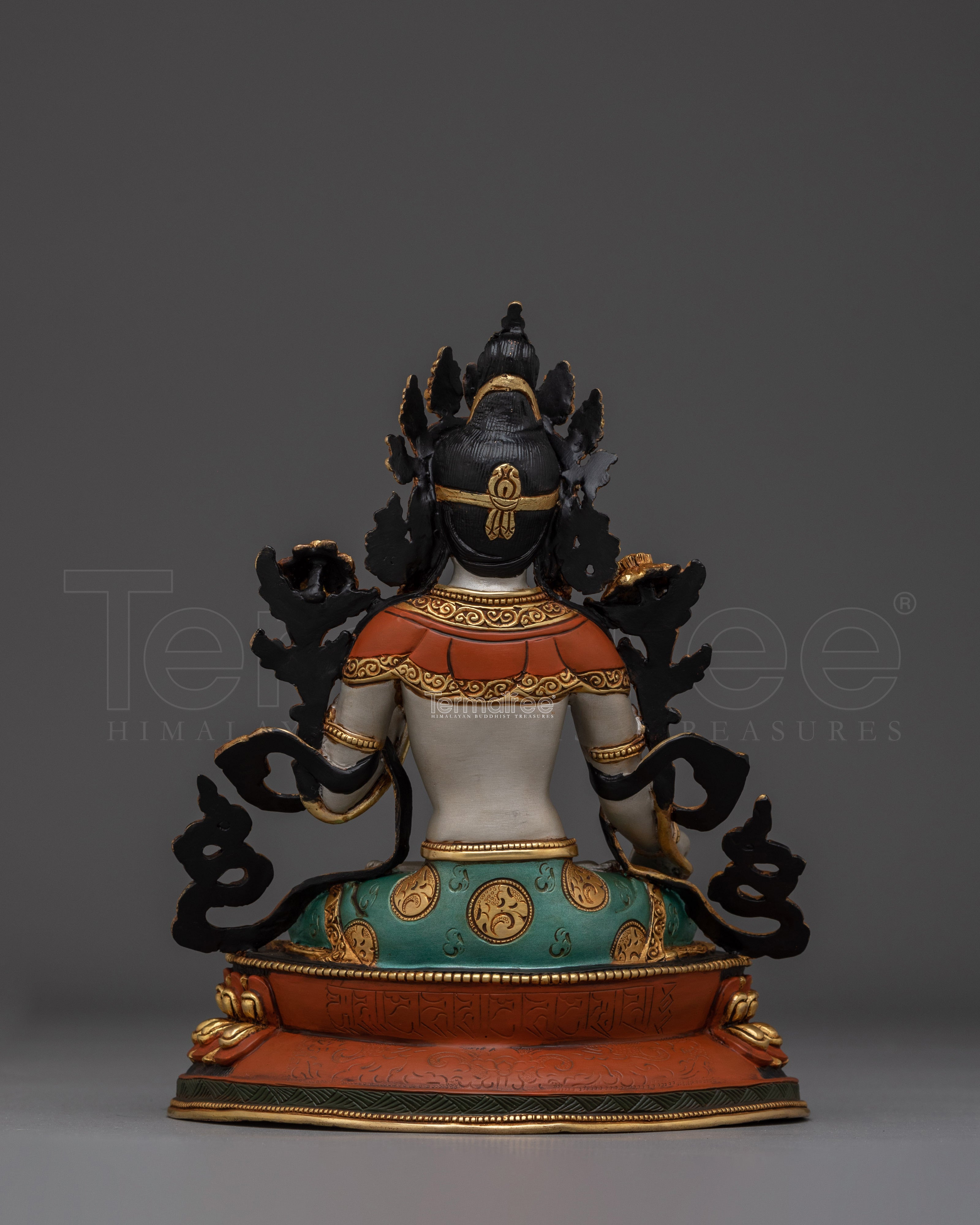 Handmade Sita Tara Tibetan Deity Artwork | Green Tara Himalayan Artwork