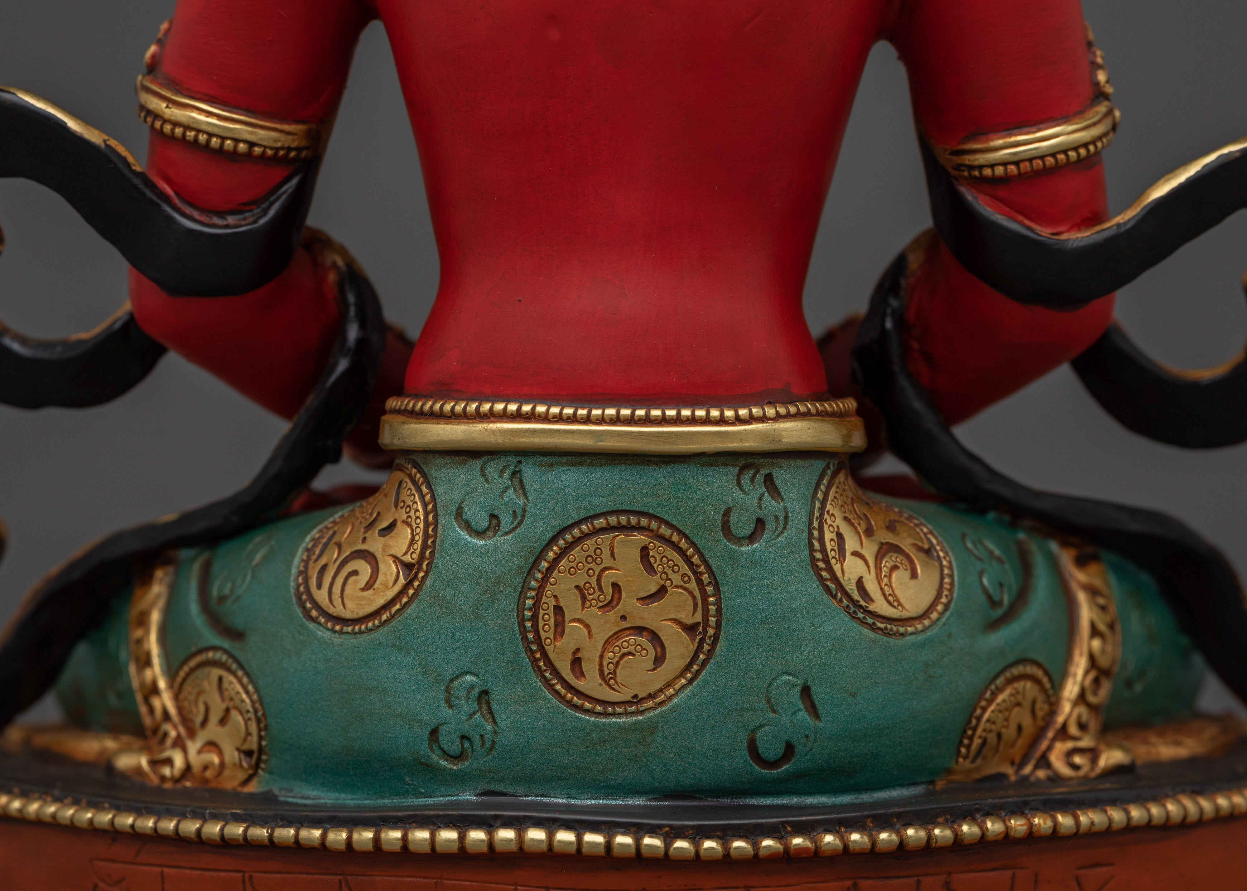 Tibetan Ritual Statue of Amitayus | Longevity Deity