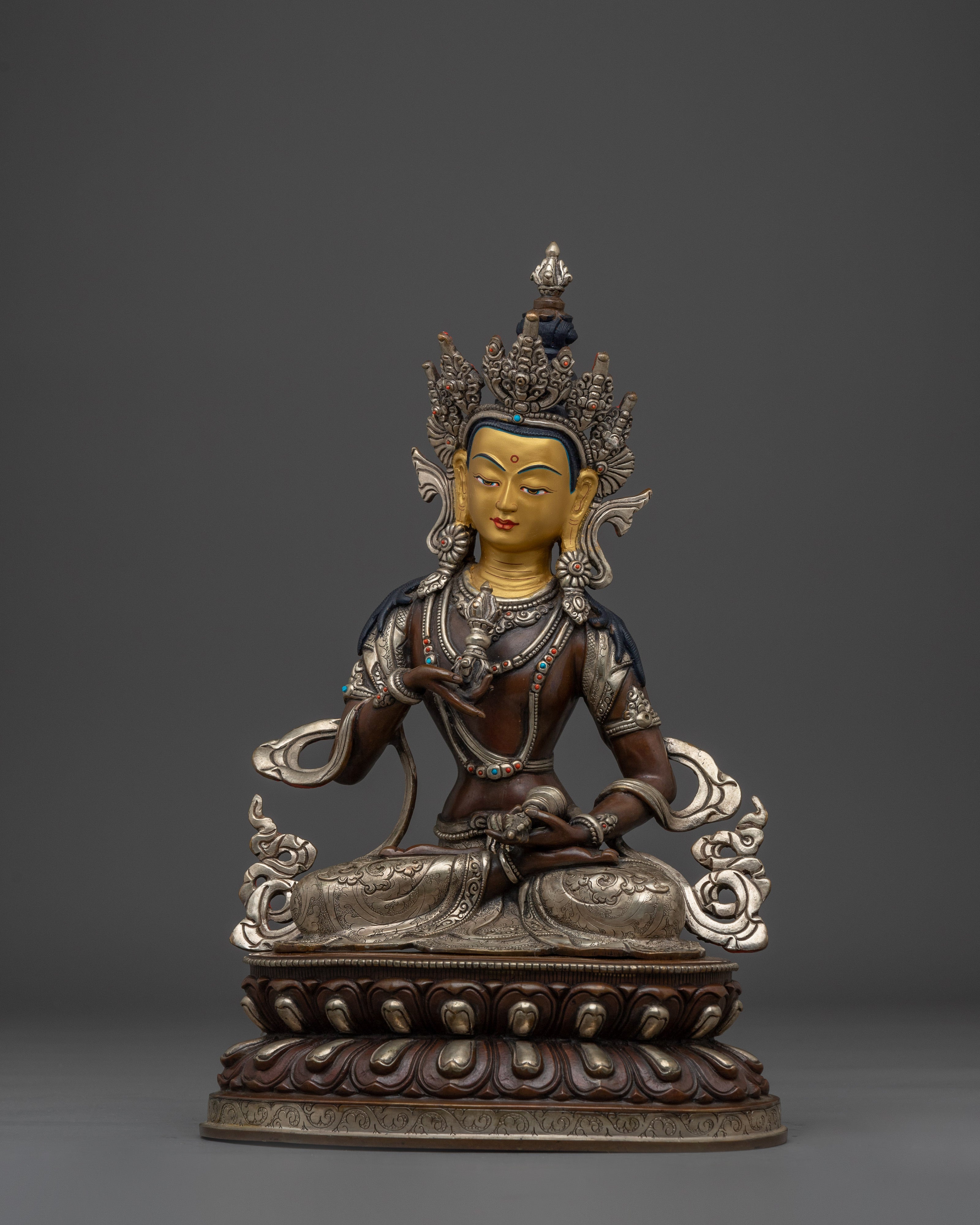 Oxidized Dorje Sempa Art | Vajrasattva - Embodiment of Purity