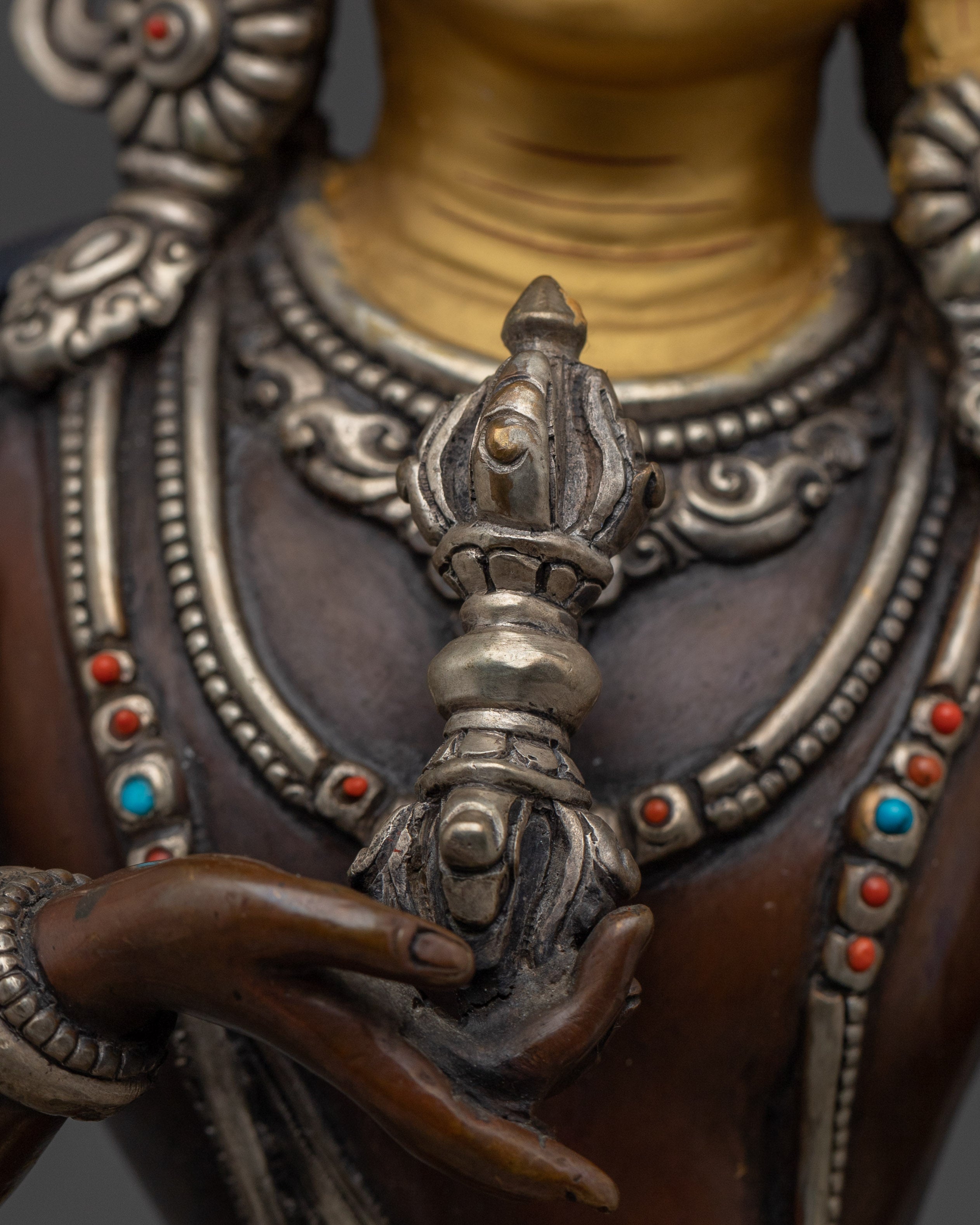 Oxidized Dorje Sempa Art | Vajrasattva - Embodiment of Purity