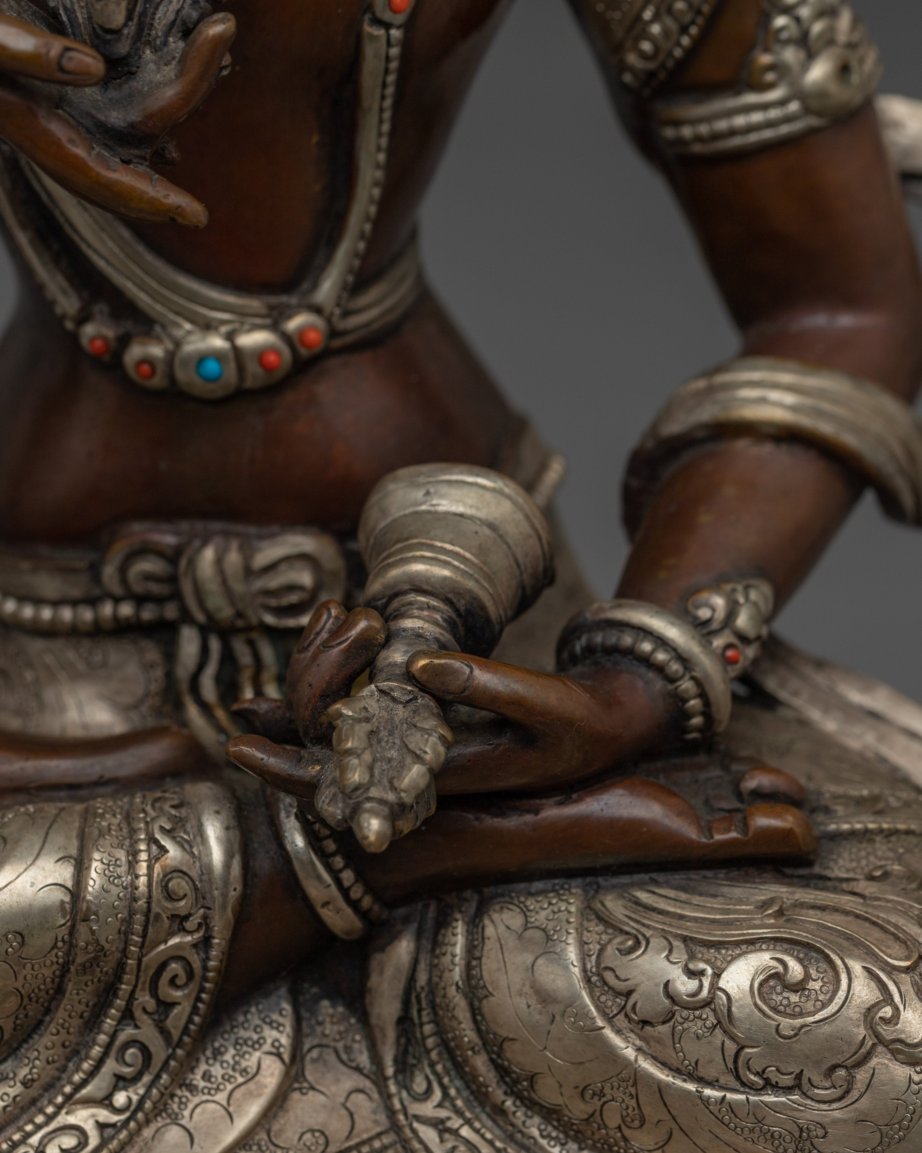 Oxidized Dorje Sempa Art | Vajrasattva - Embodiment of Purity