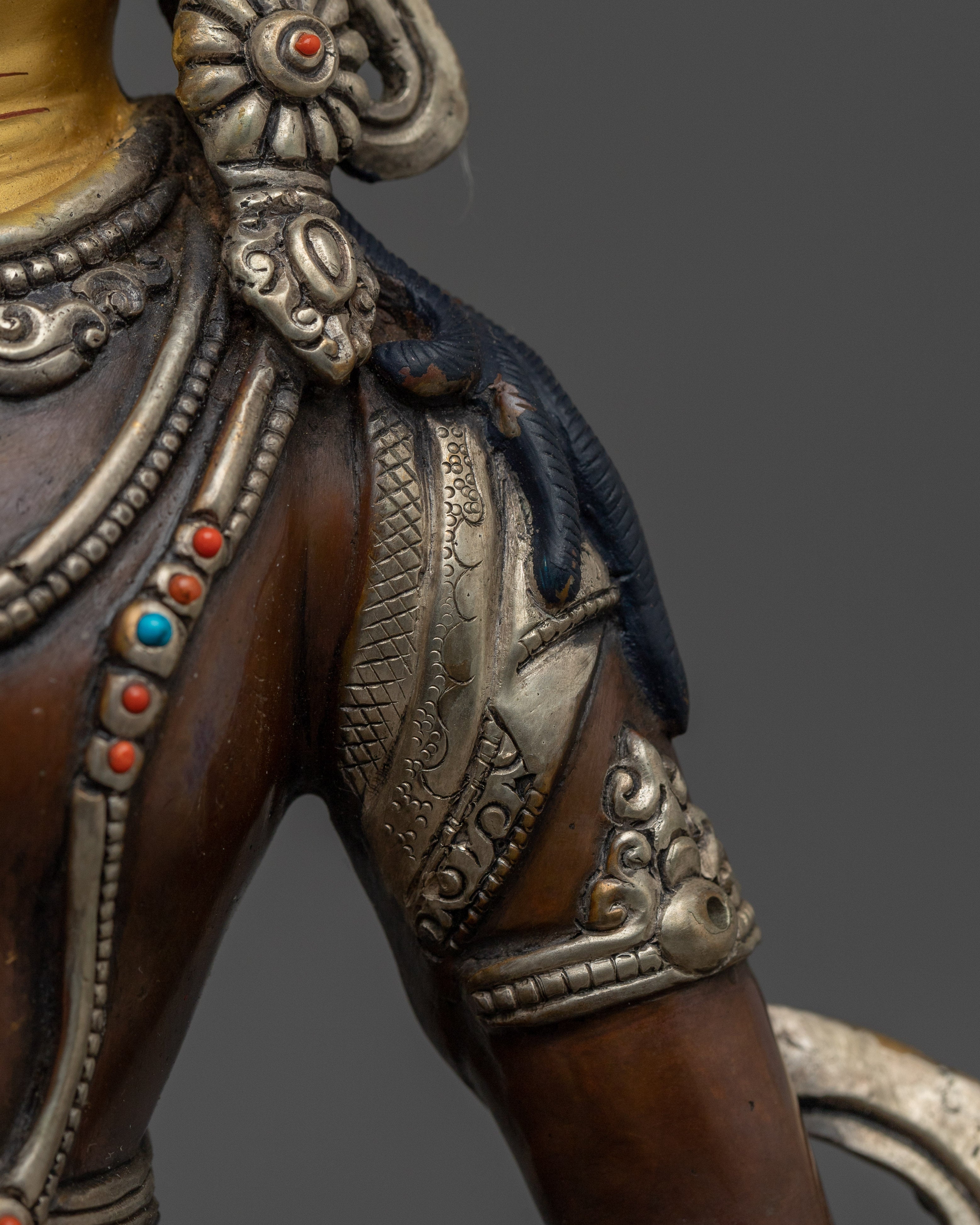 Oxidized Dorje Sempa Art | Vajrasattva - Embodiment of Purity