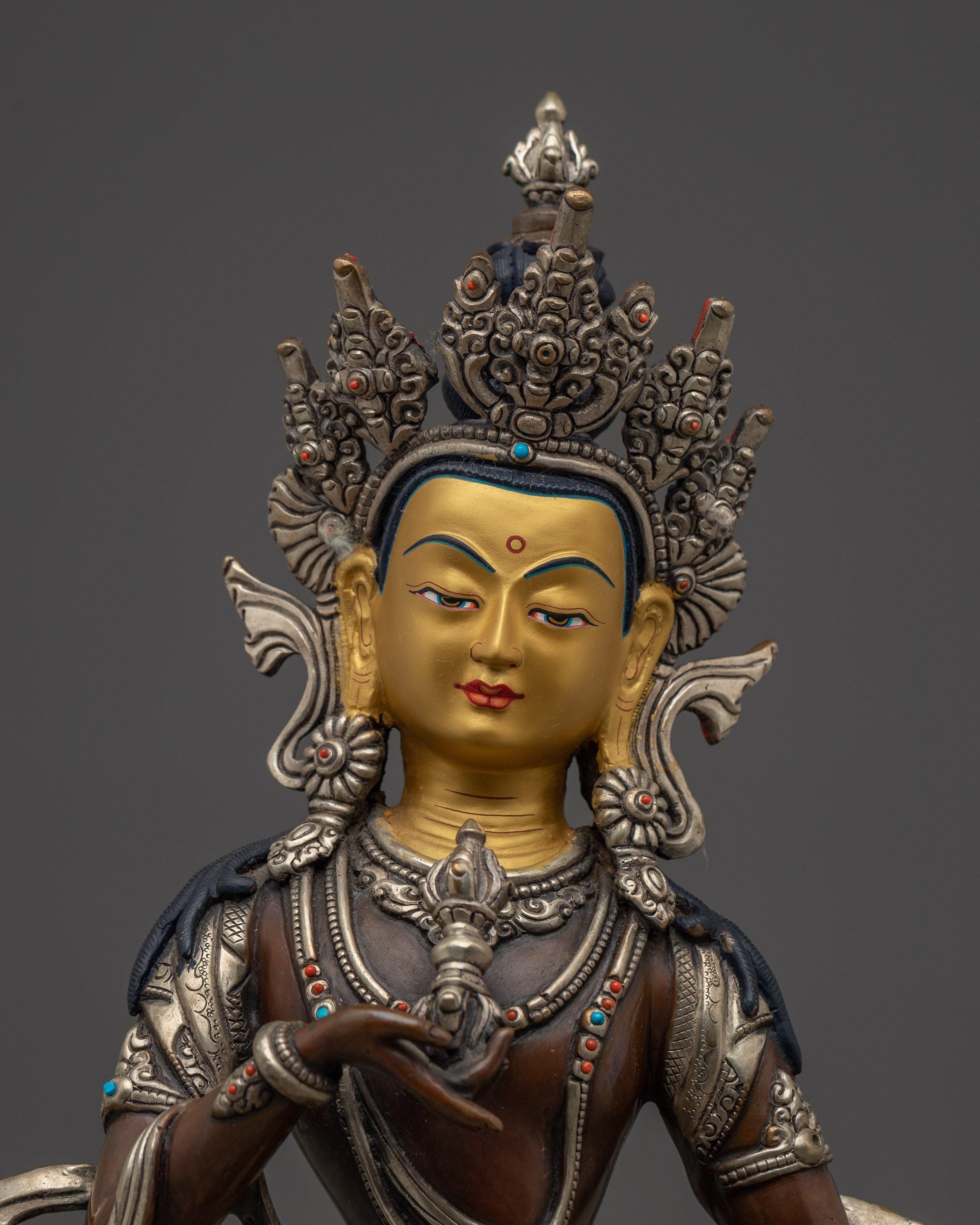 Oxidized Dorje Sempa Art | Vajrasattva - Embodiment of Purity