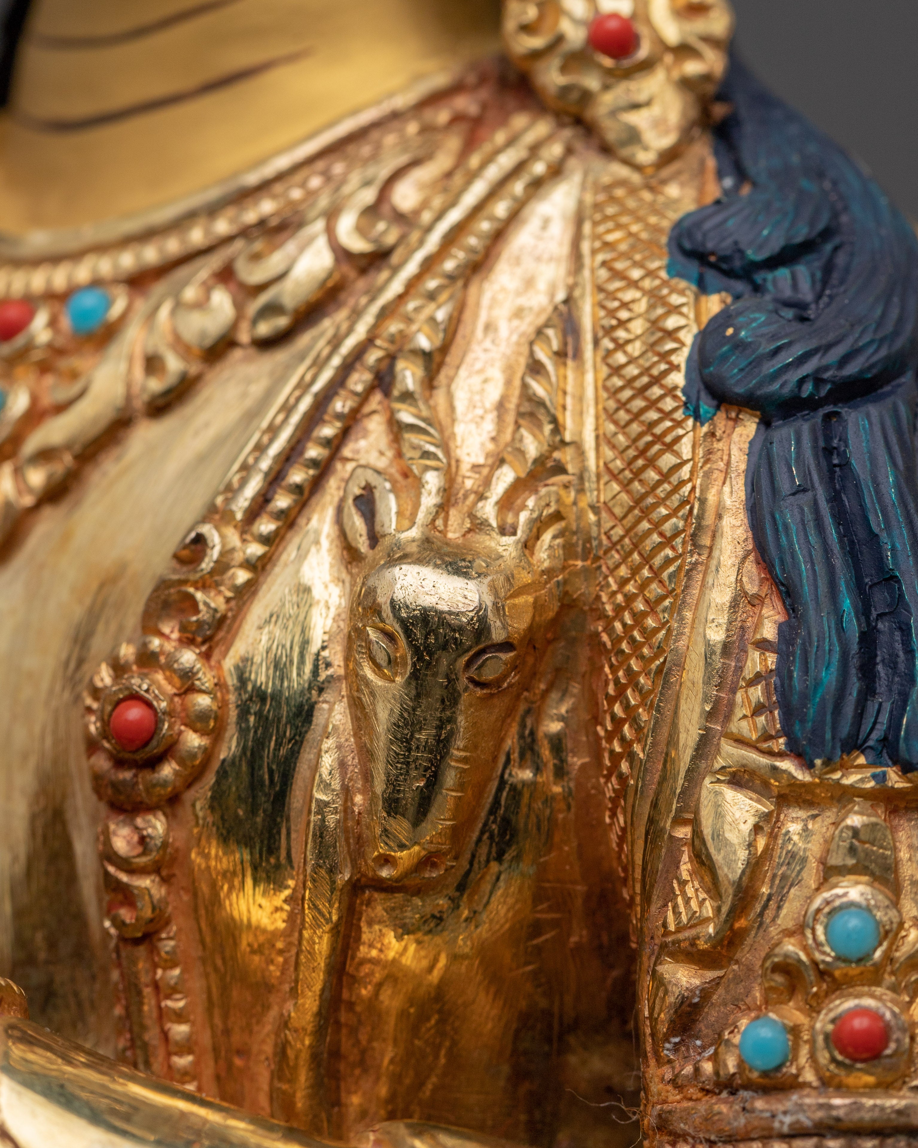 Handmade Avalokiteshvara Spiritual Decor | Himalayan Chenrezig Artwork