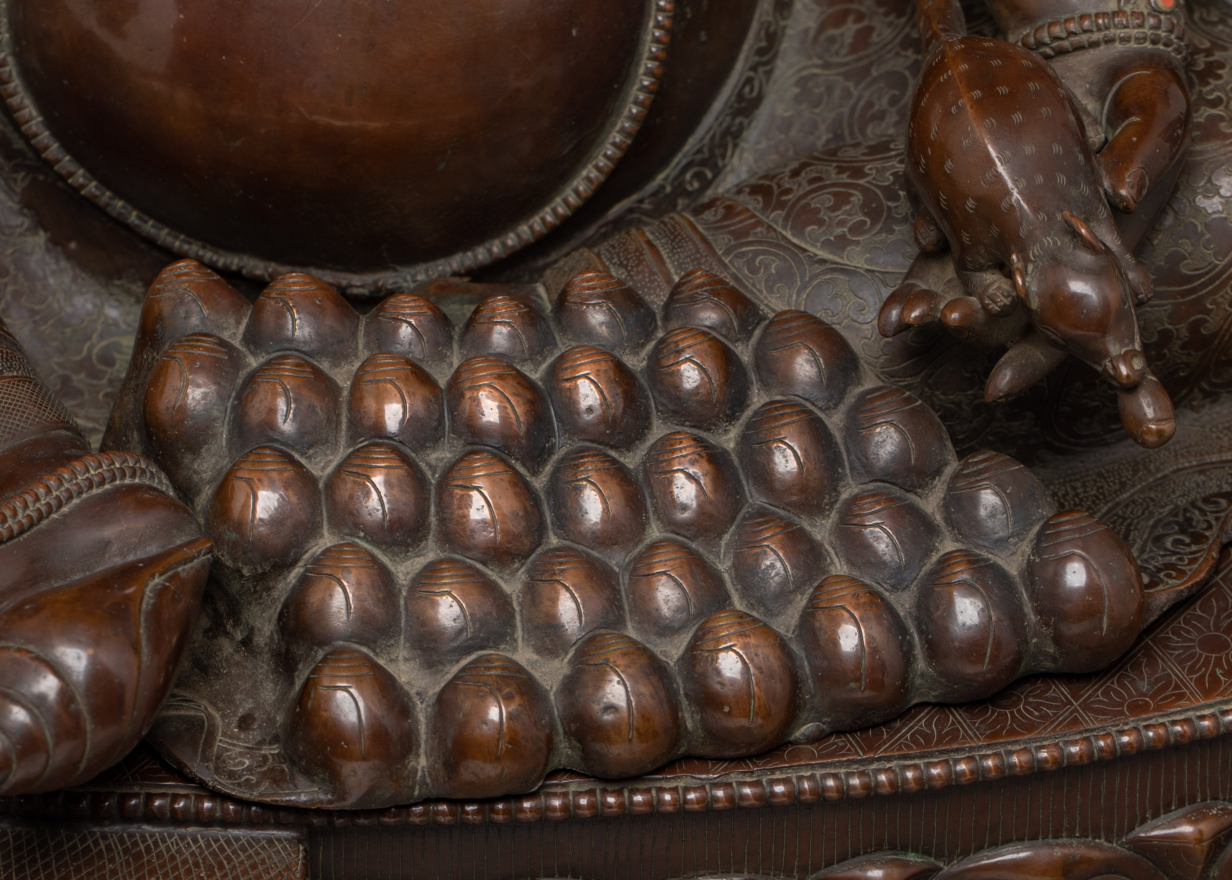 Oxidized Wealth Lord Dzambhala | Guardian of Prosperity