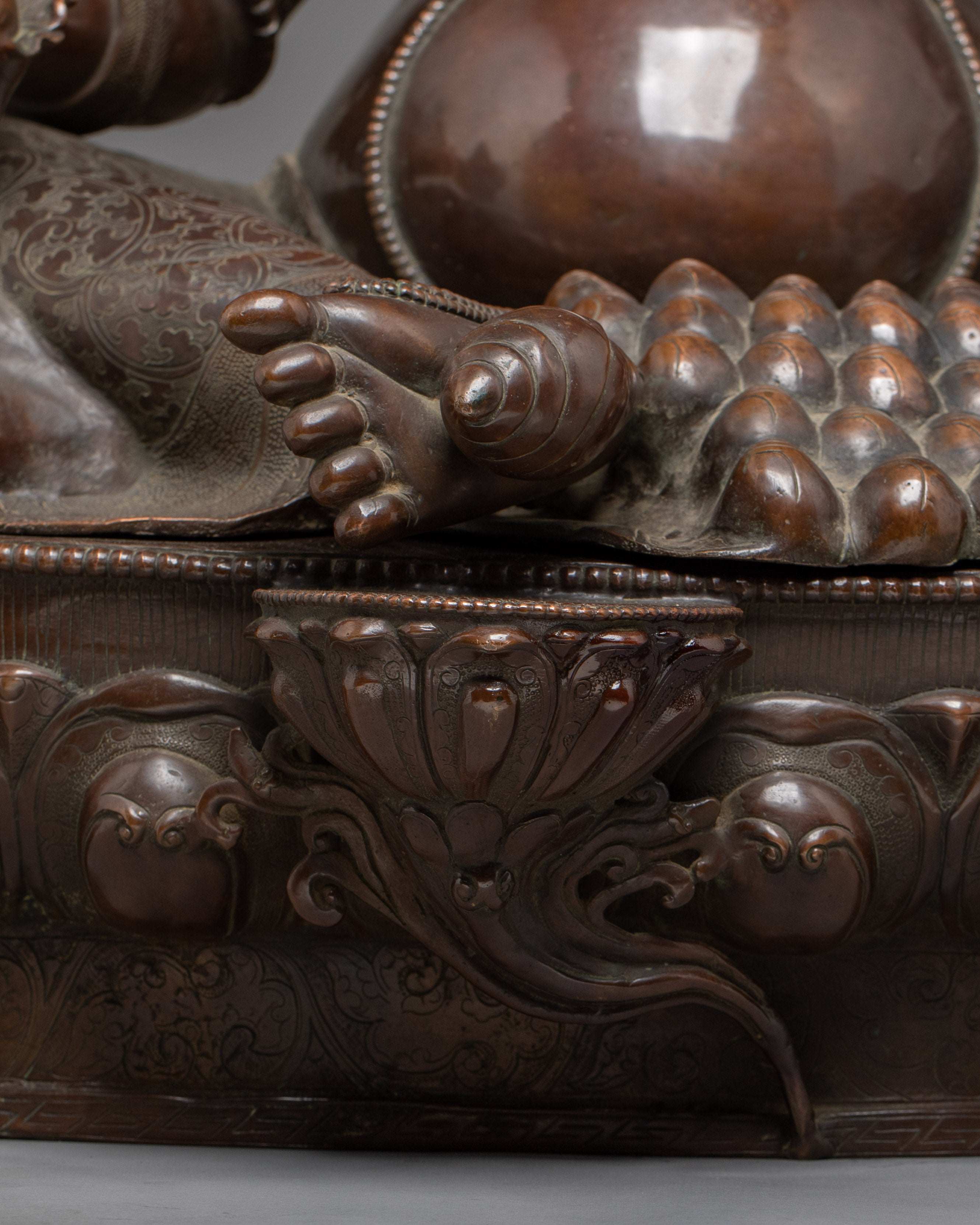 Oxidized Wealth Lord Dzambhala | Guardian of Prosperity