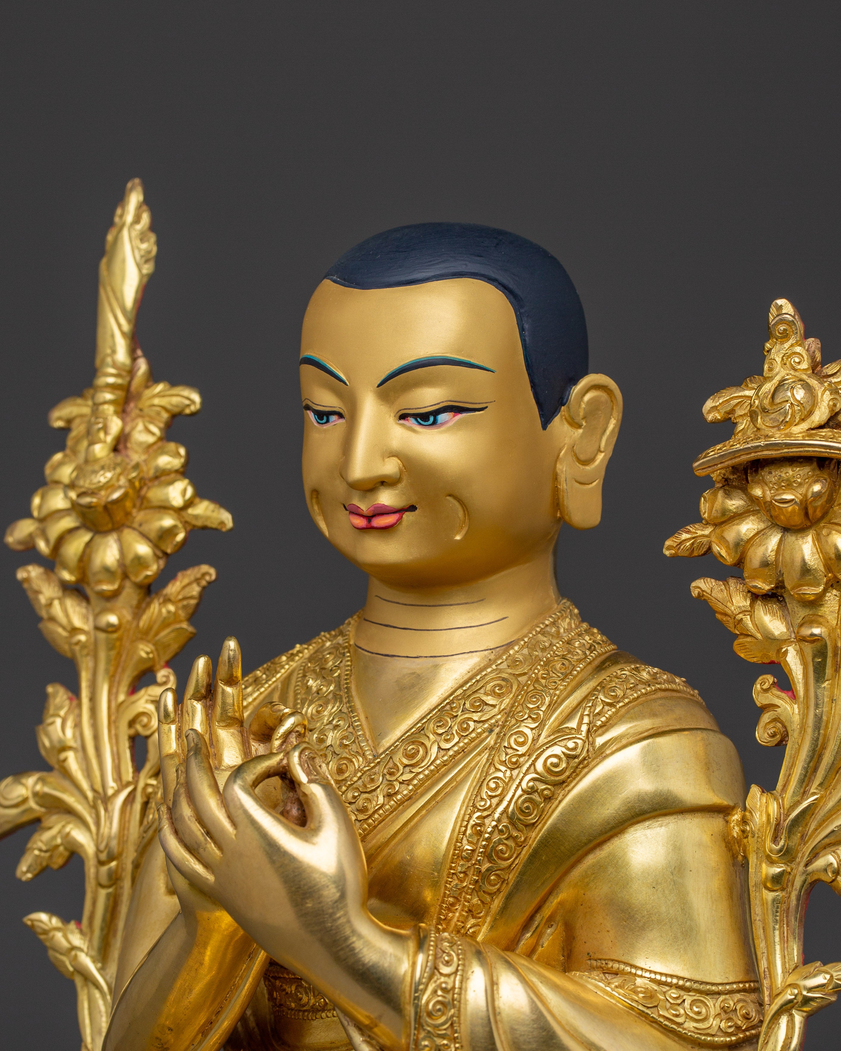 Tibetan Lama Trio | Je Tsongkhapa with Disciples