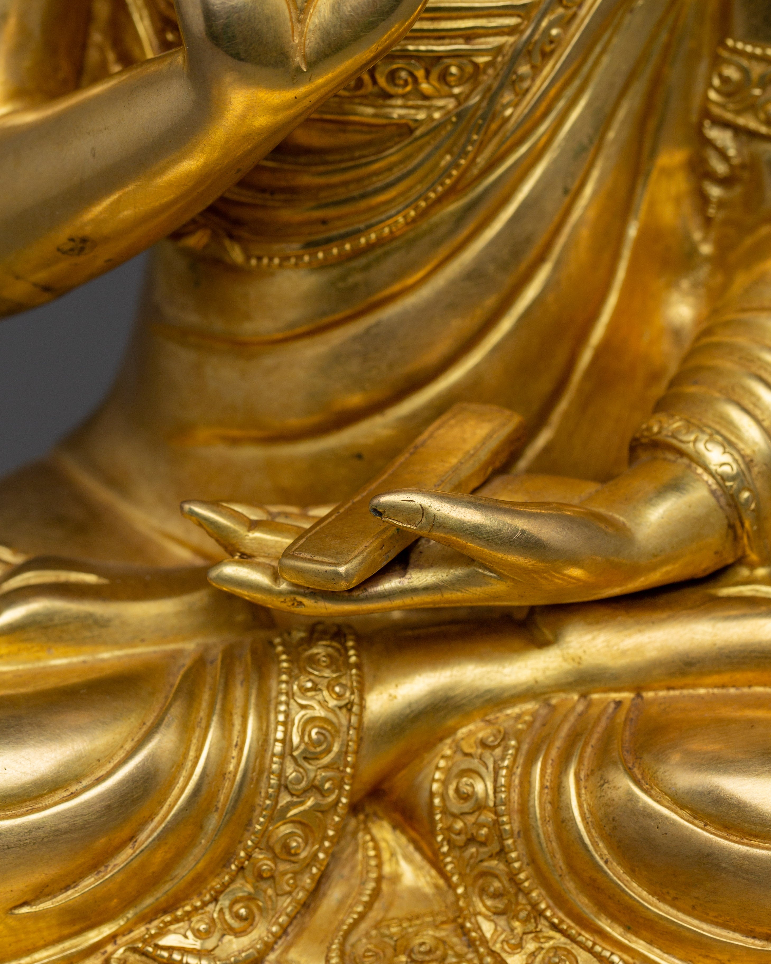 Tibetan Lama Trio | Je Tsongkhapa with Disciples