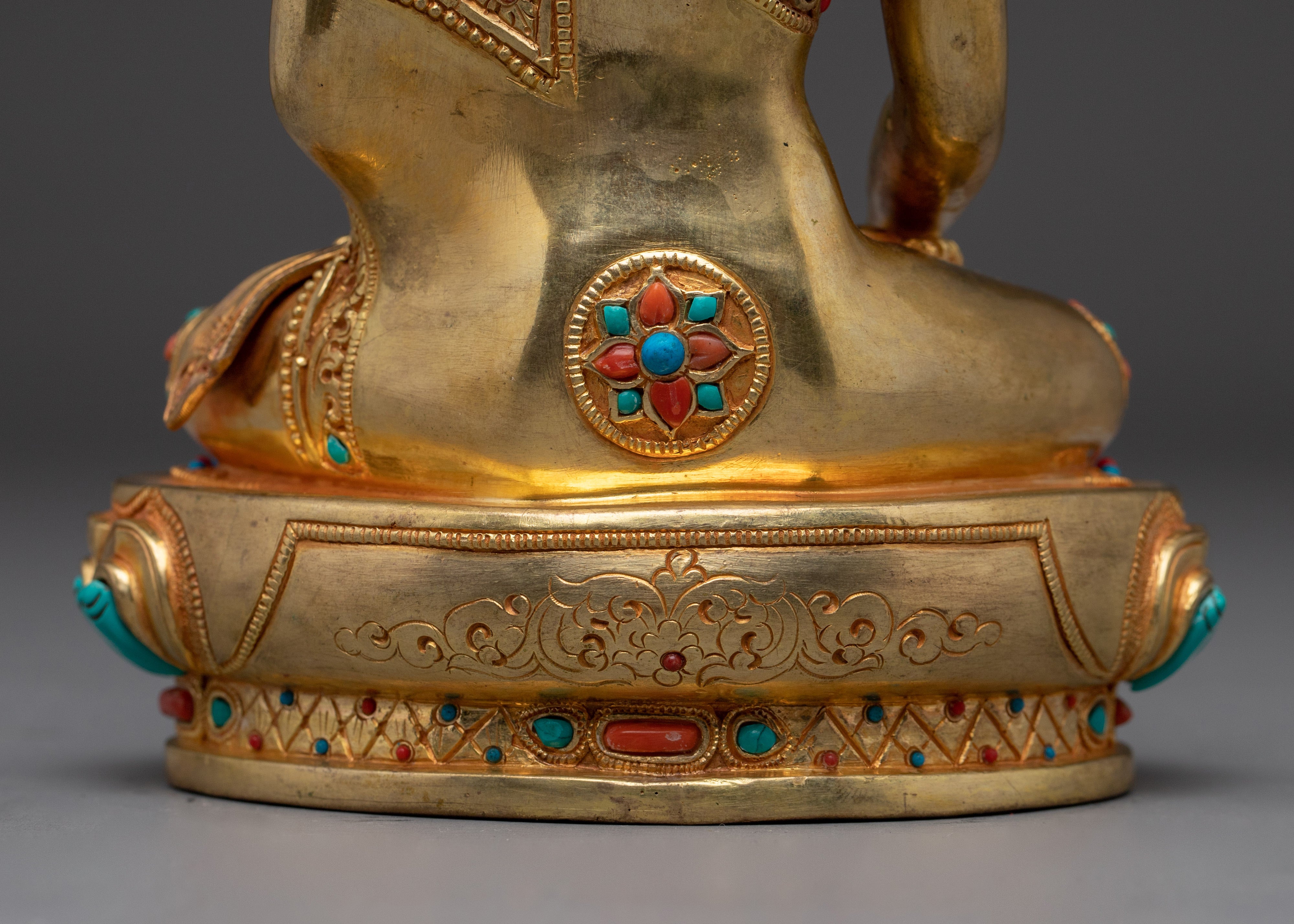 Handmade Copper Artwork Shakyamuni Buddha Statue | Perfect for Spiritual Spaces