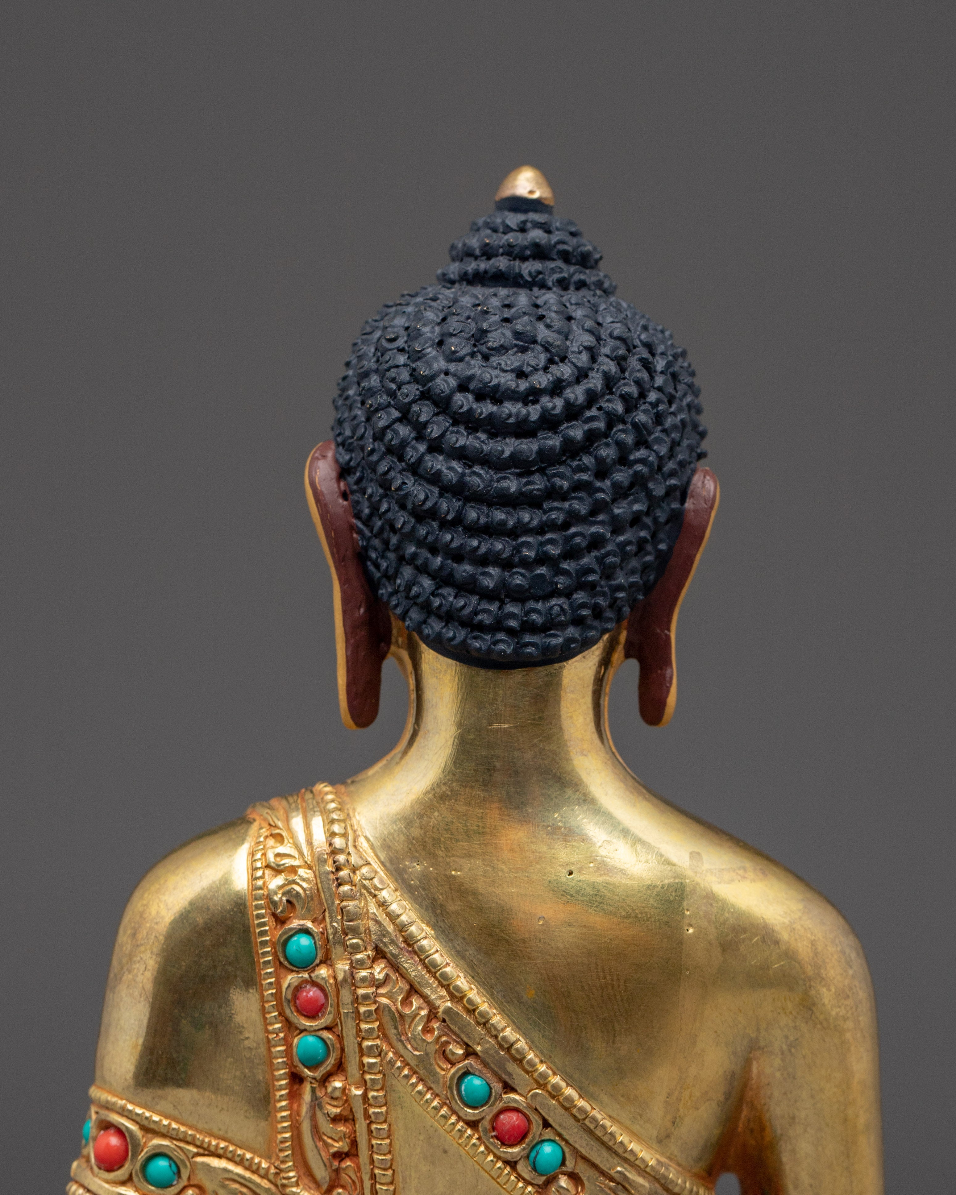 Handmade Copper Artwork Shakyamuni Buddha Statue | Perfect for Spiritual Spaces