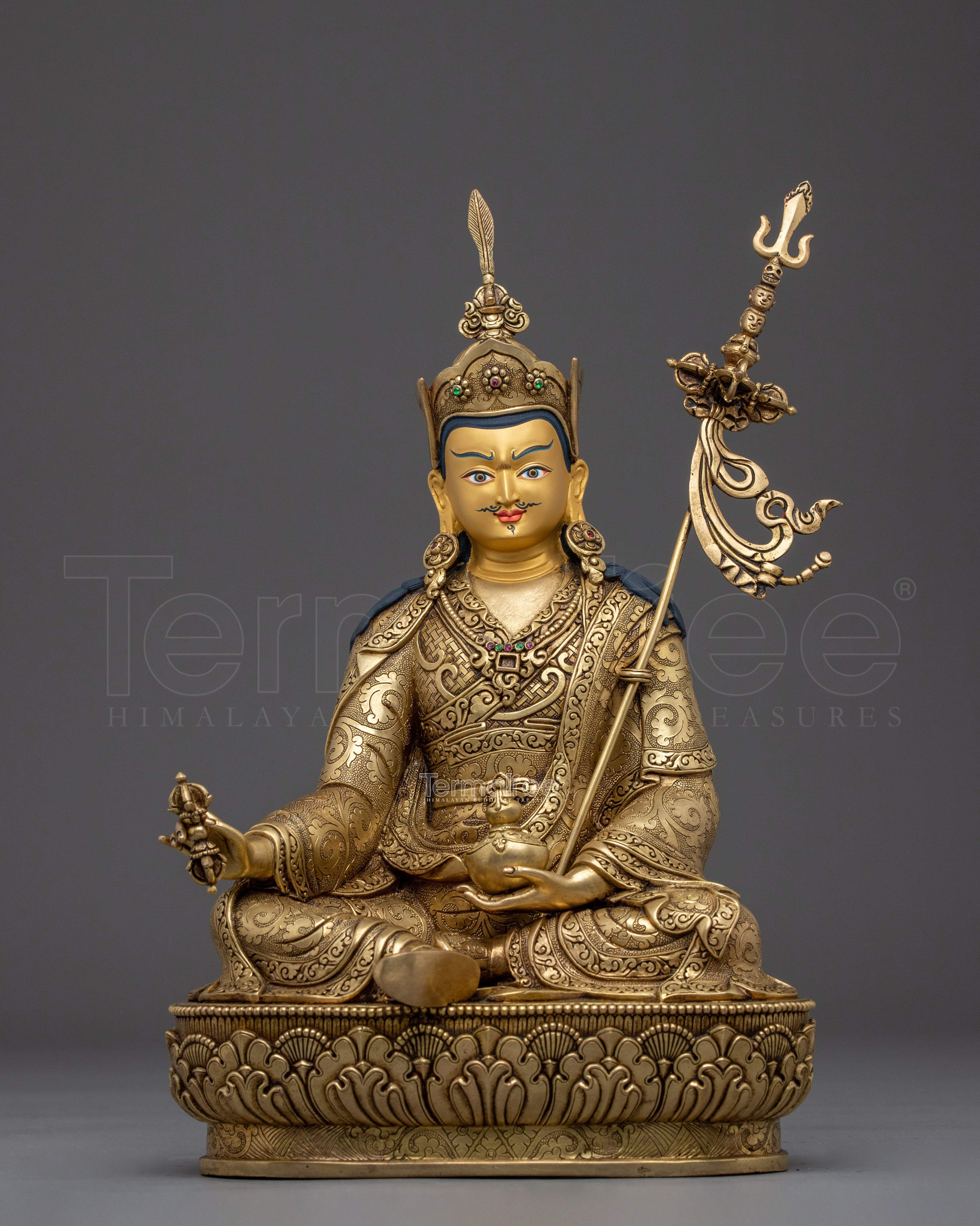 Tibetan Buddhist Art of Guru Rinpoche | Padmasambhava Sculpture