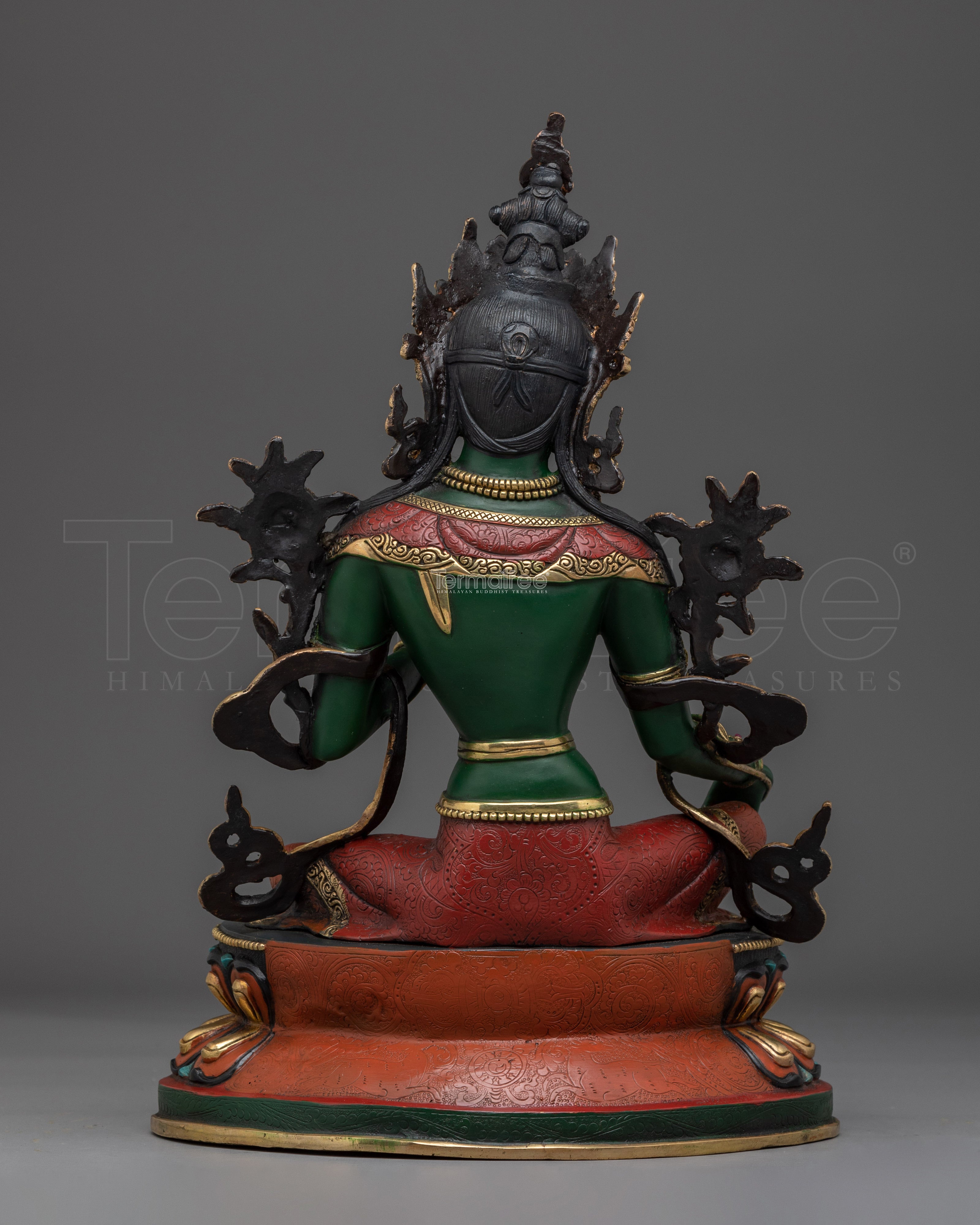 Tibetan Buddhist Goddess Green Tara Statue | Compassionate Deity