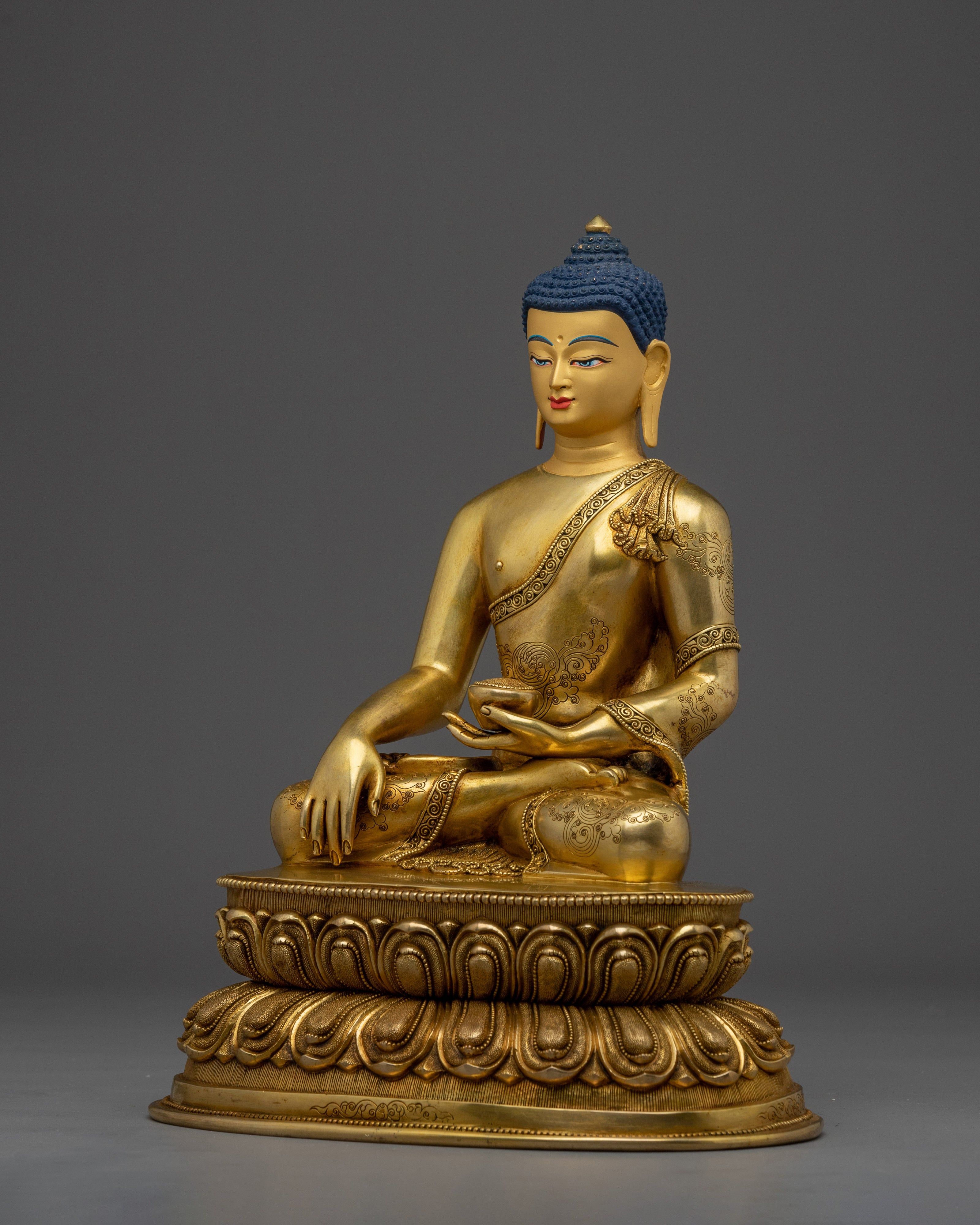 Serene Shakyamuni Buddha Art | Enlightenment Symbol Gautama Buddha