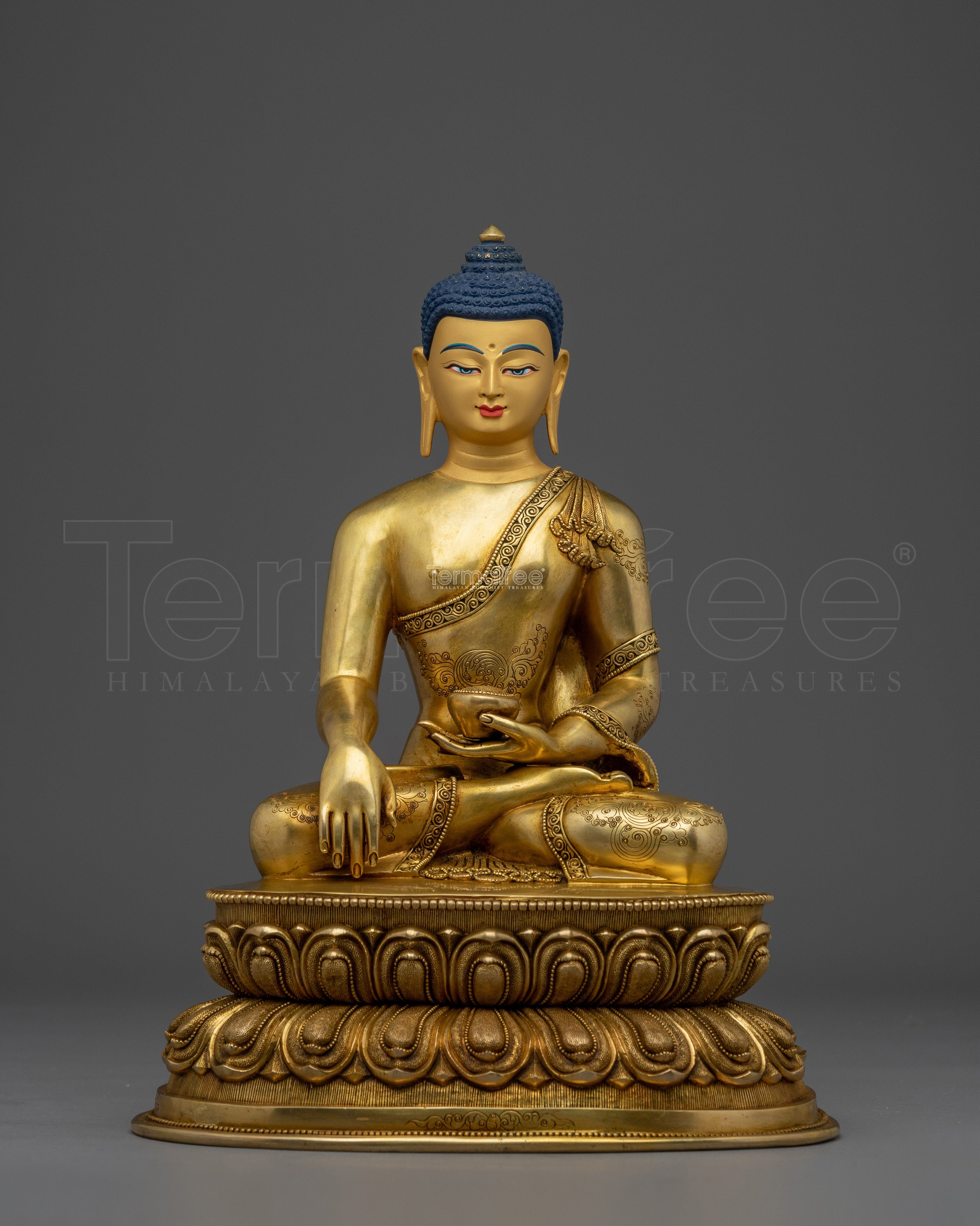 Serene Shakyamuni Buddha Art | Enlightenment Symbol Gautama Buddha