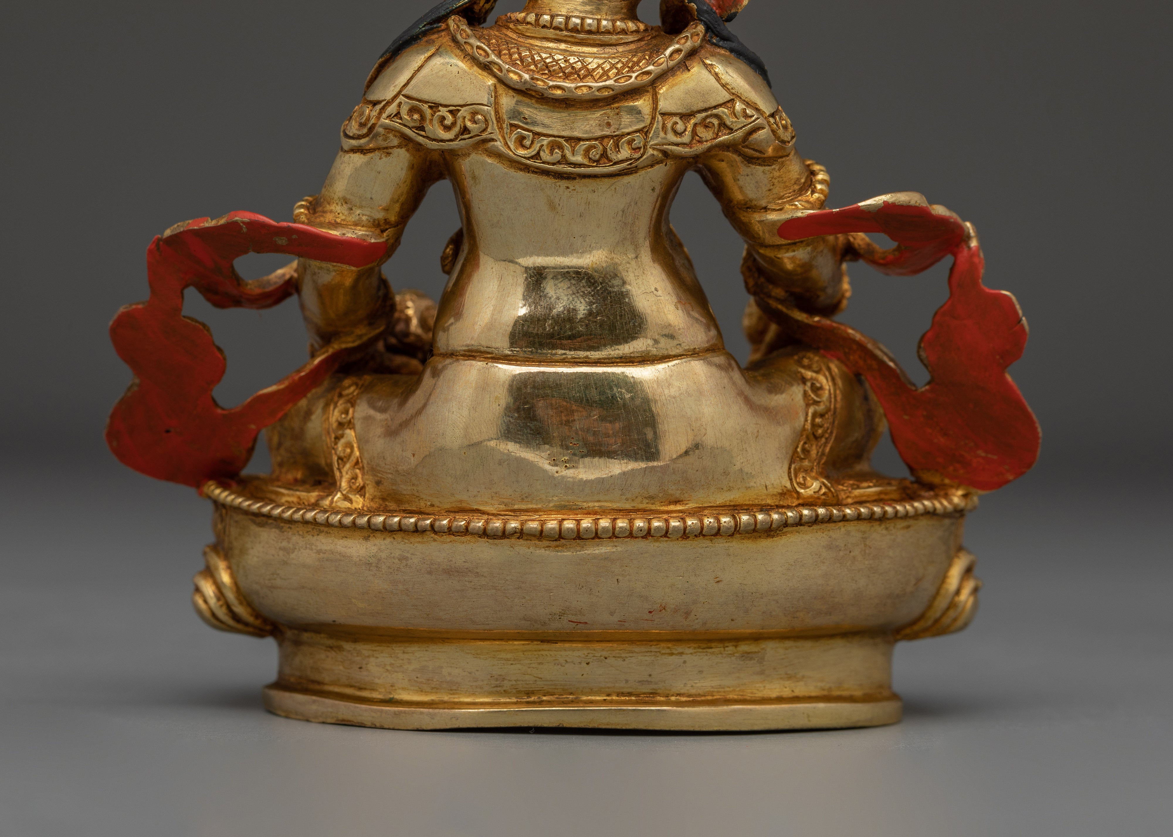Spiritual Dzambhala Gold Gilded Statue | A Symbol of Prosperity and Abundance