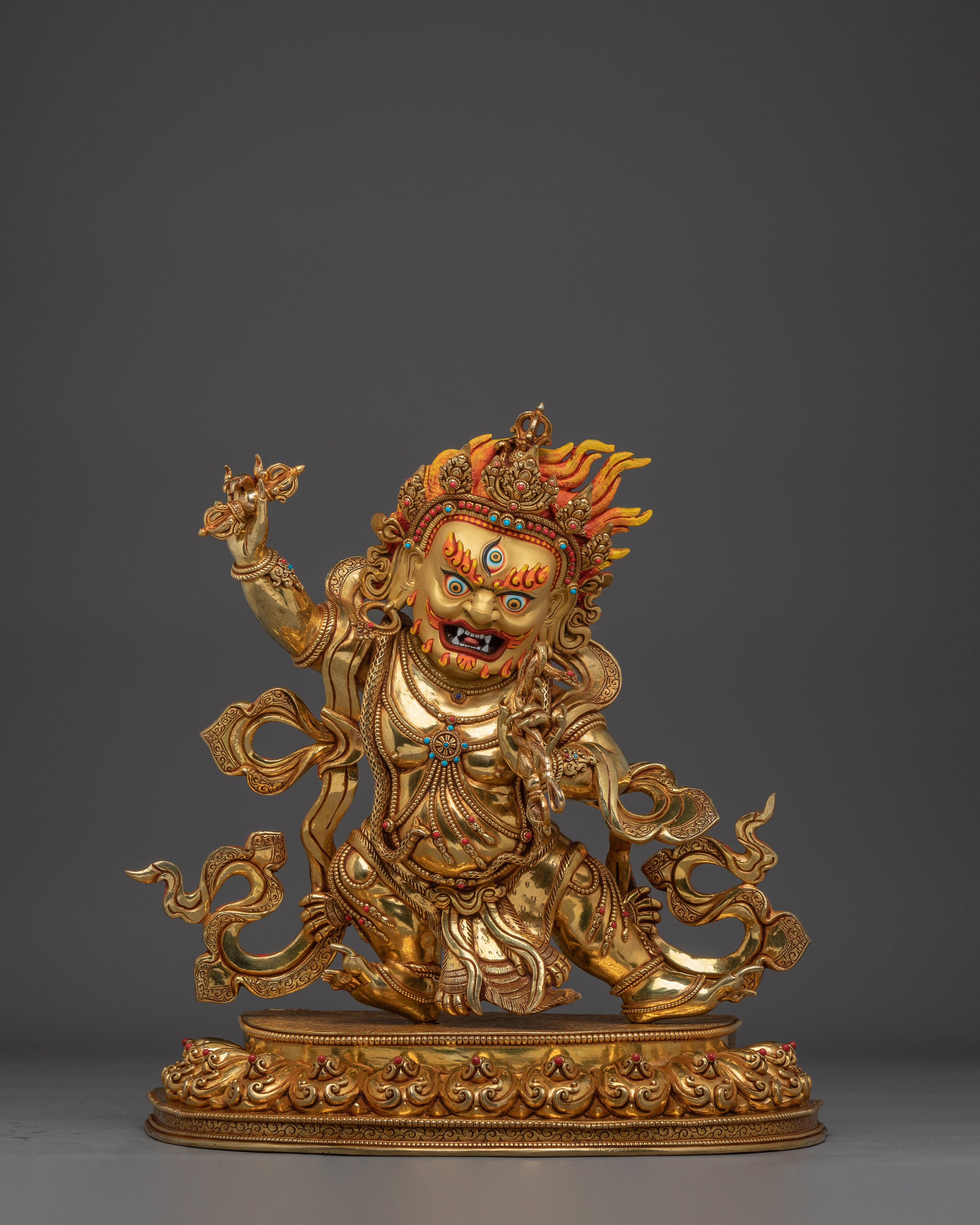 Vajrapani Handmade Statue | Buddhist Spiritual Decor Artwork