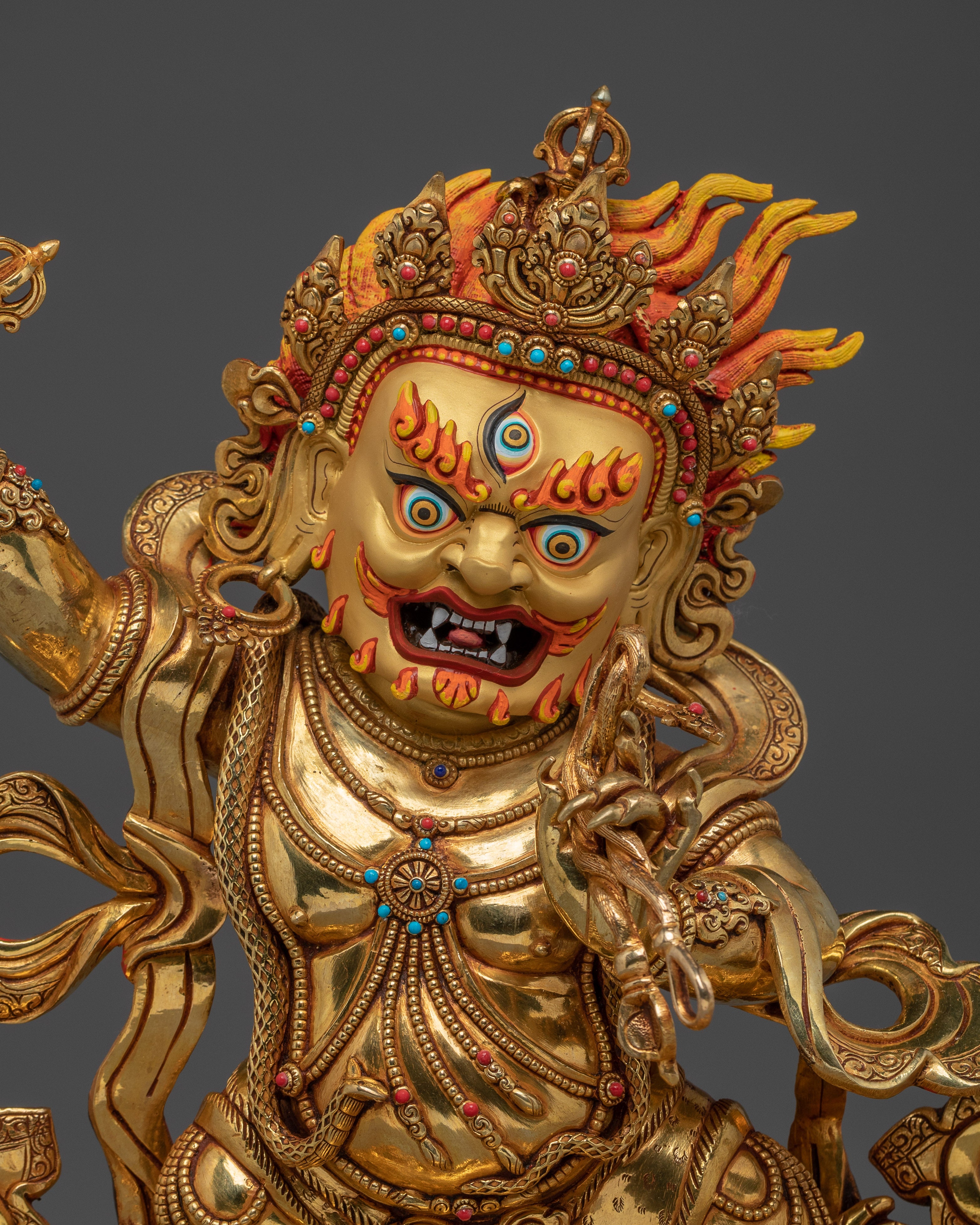 Vajrapani Handmade Statue | Buddhist Spiritual Decor Artwork