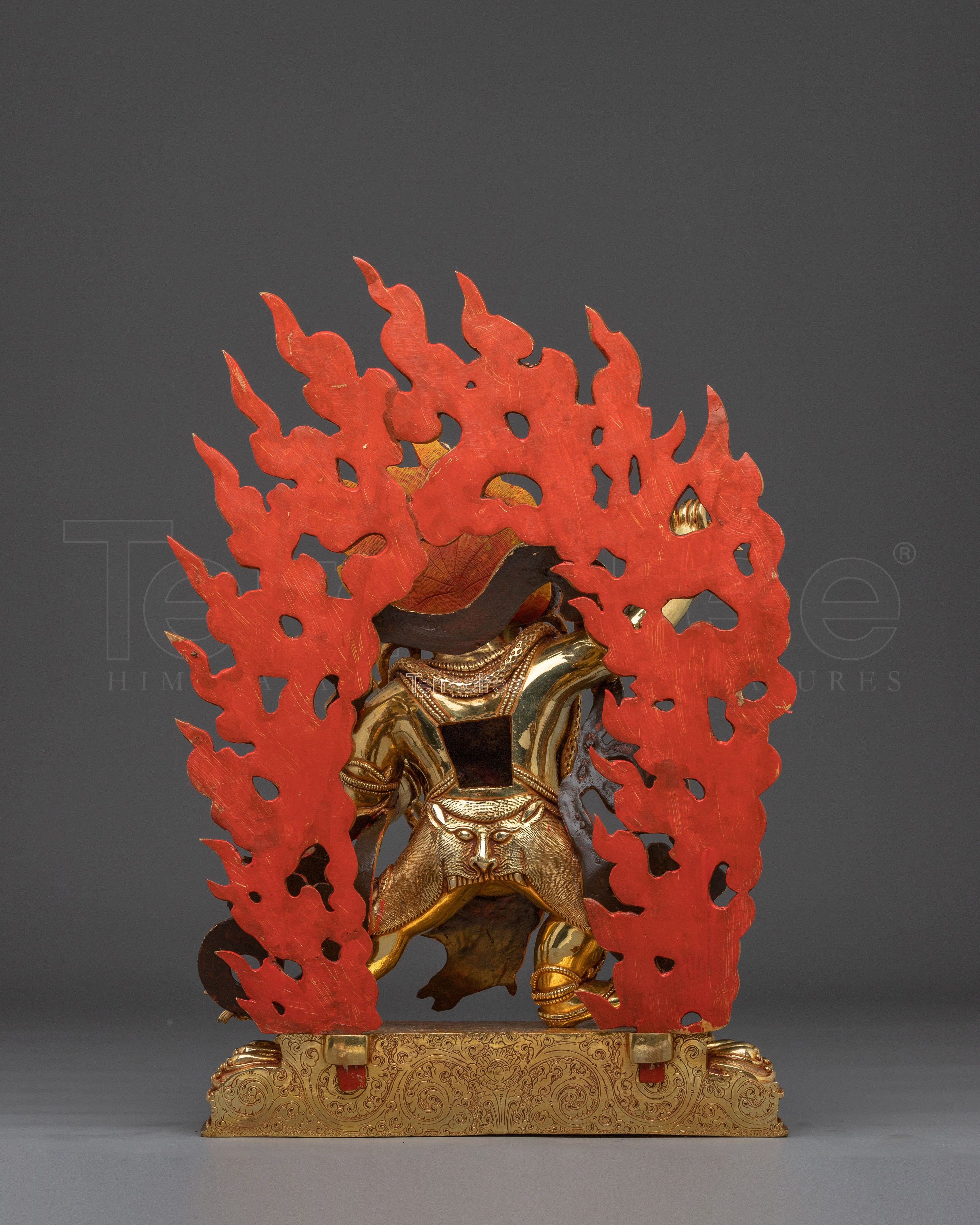 Vajrapani Golden Statue | Buddhist Spiritual Decor