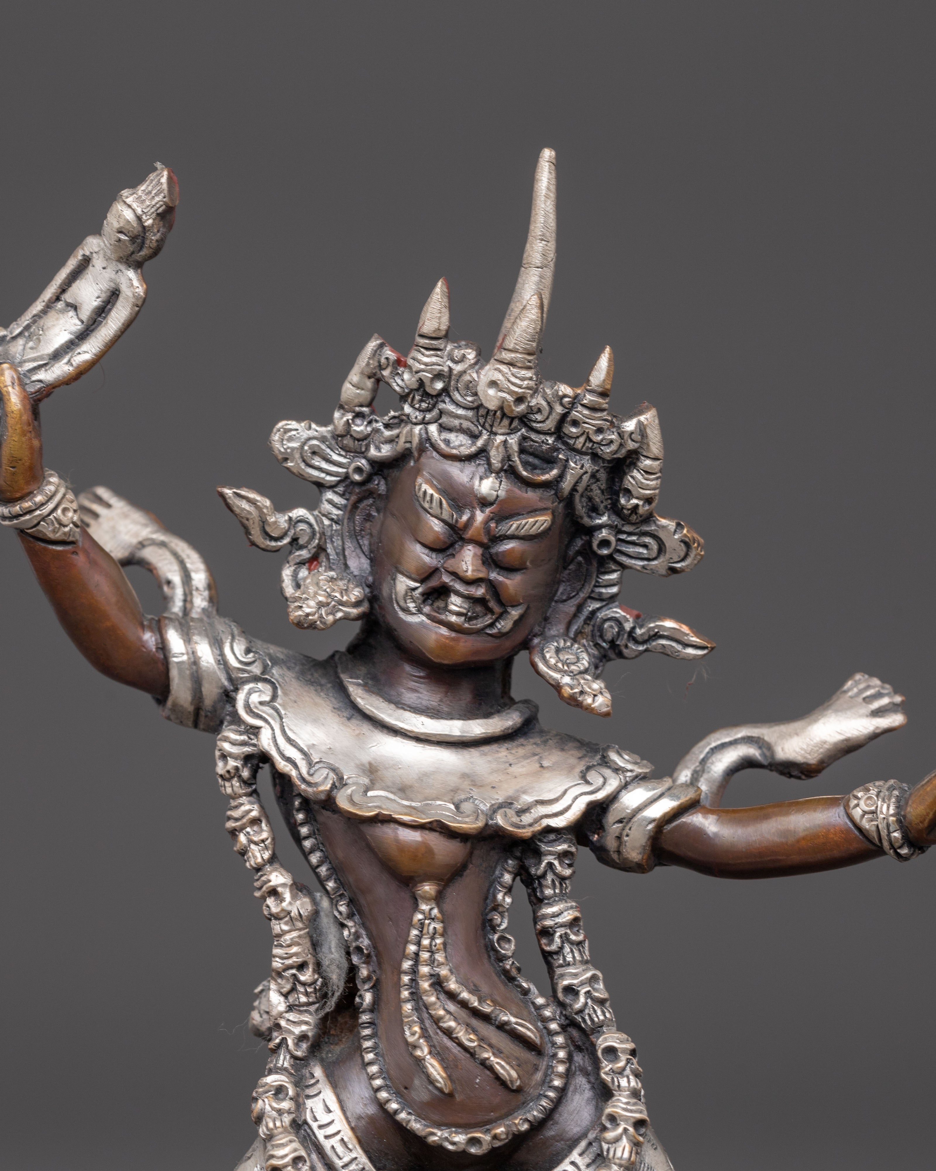 Ekajati One-Tressed Goddess Sculpture | Fierce Tantric Protector