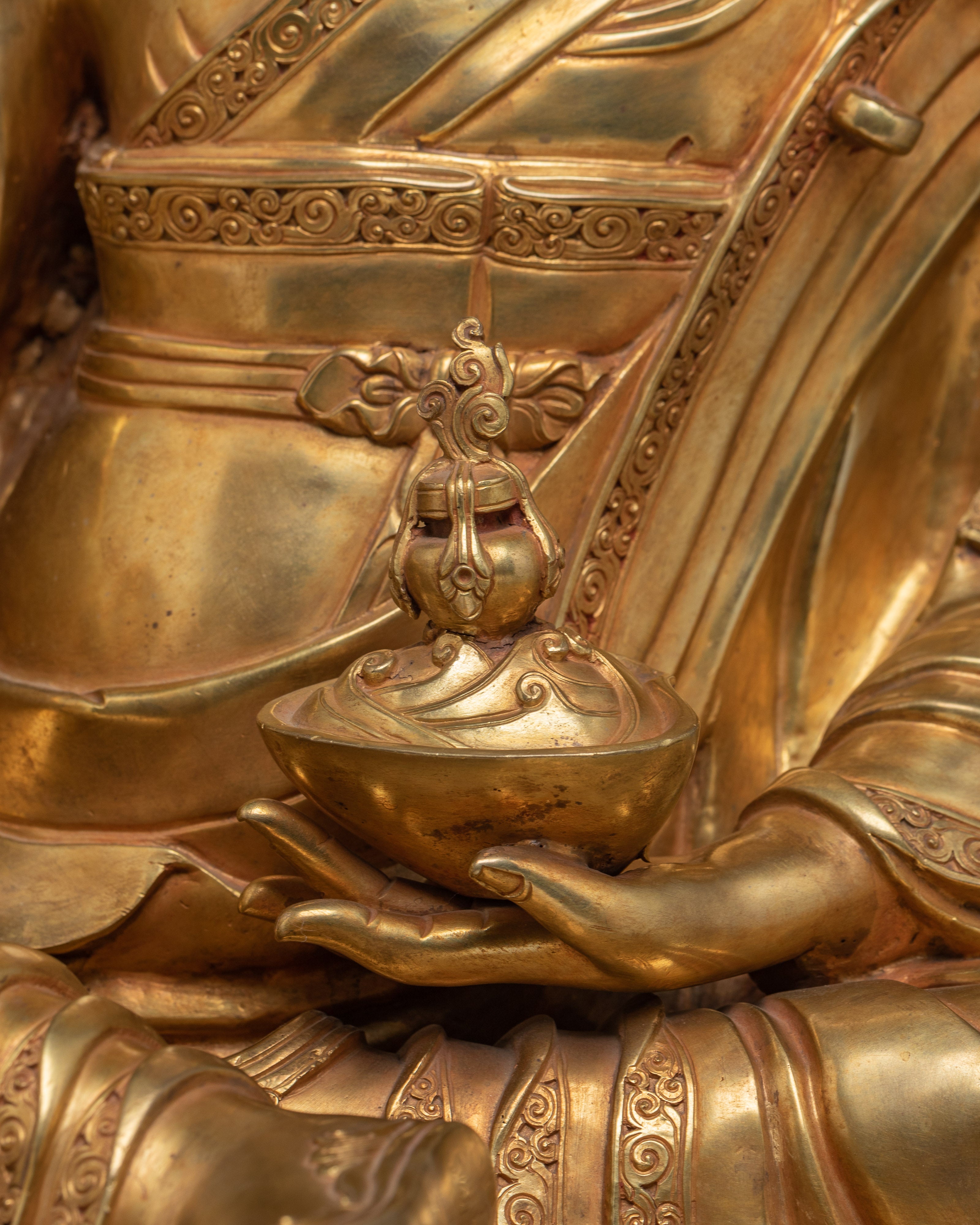 Spiritual Protector Guru Rinpoche Figurine | The Tantric Sage of Himalayan Buddhism