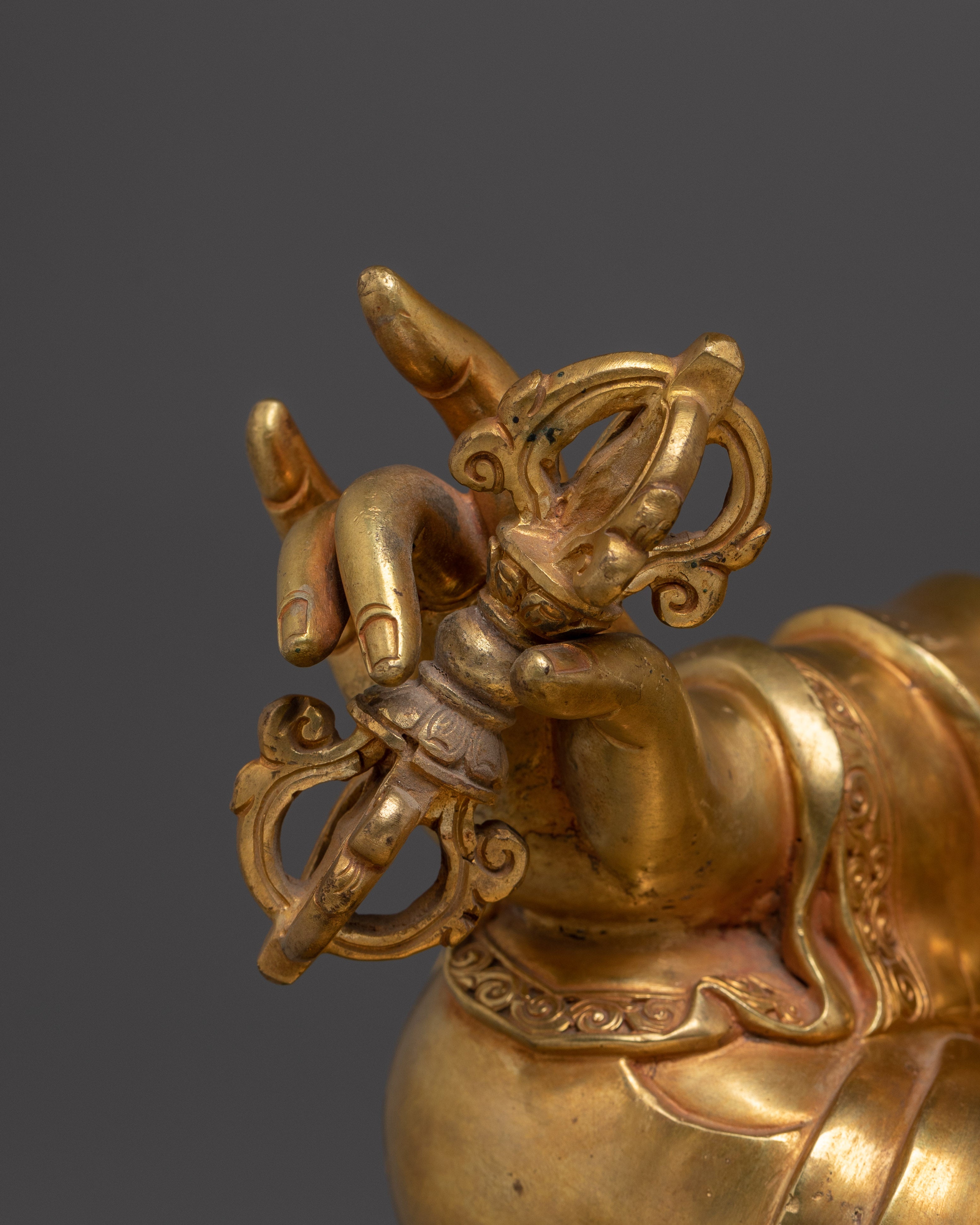 Spiritual Protector Guru Rinpoche Figurine | The Tantric Sage of Himalayan Buddhism