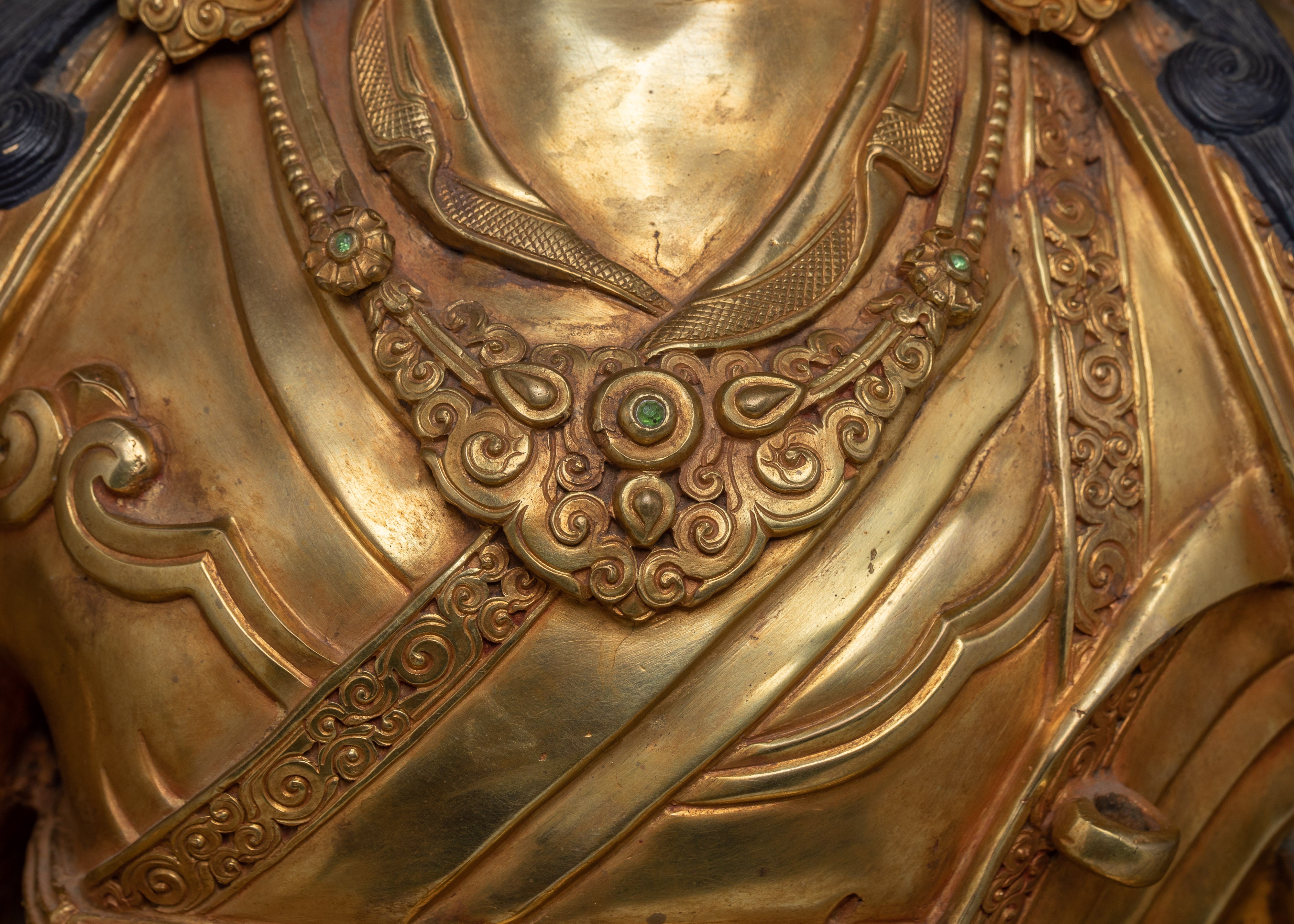 Spiritual Protector Guru Rinpoche Figurine | The Tantric Sage of Himalayan Buddhism