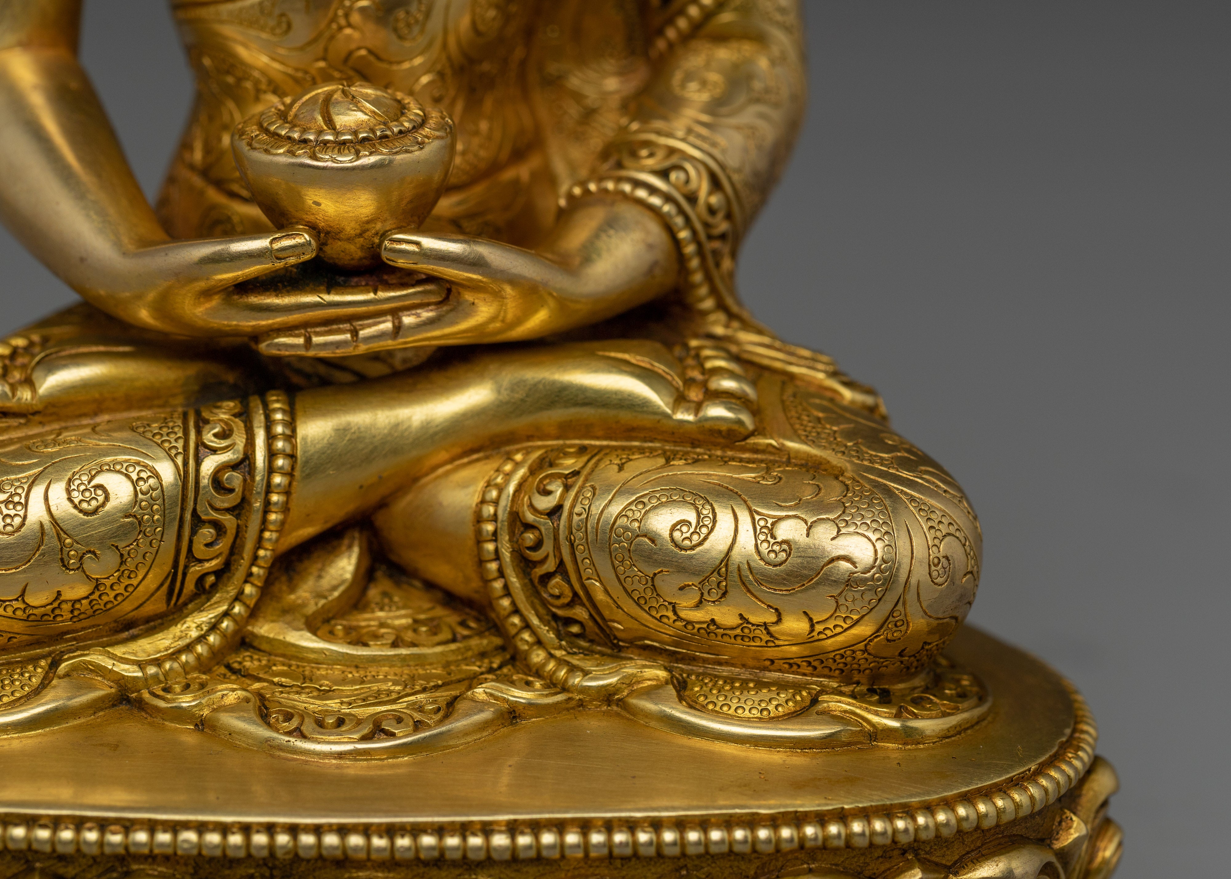 Handmade Ruler of Pure Land | Amitabha Buddha for Meditation Decor