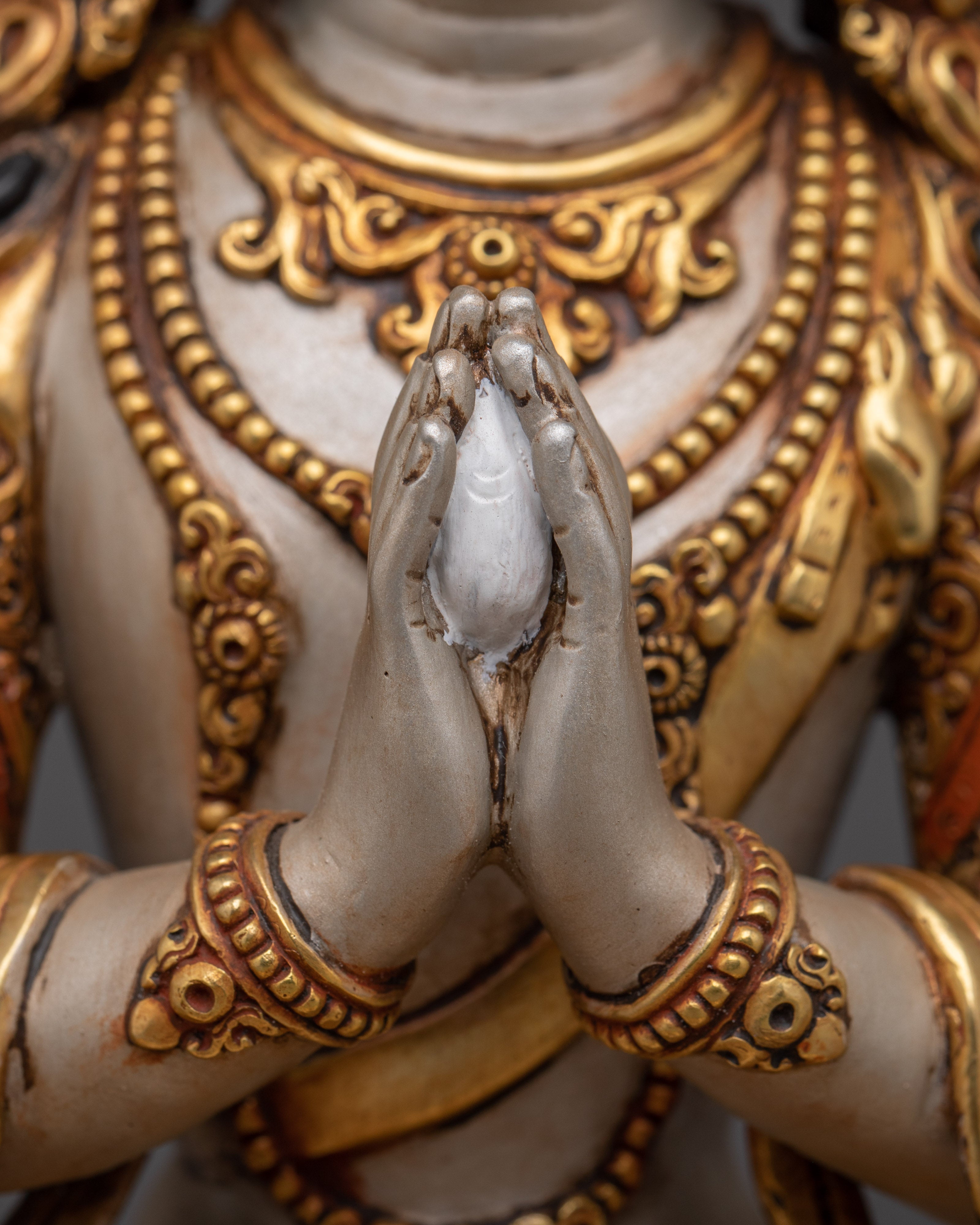 Avalokiteshvara Art Spiritual Decor | Himalayan Chenrezig Figurine