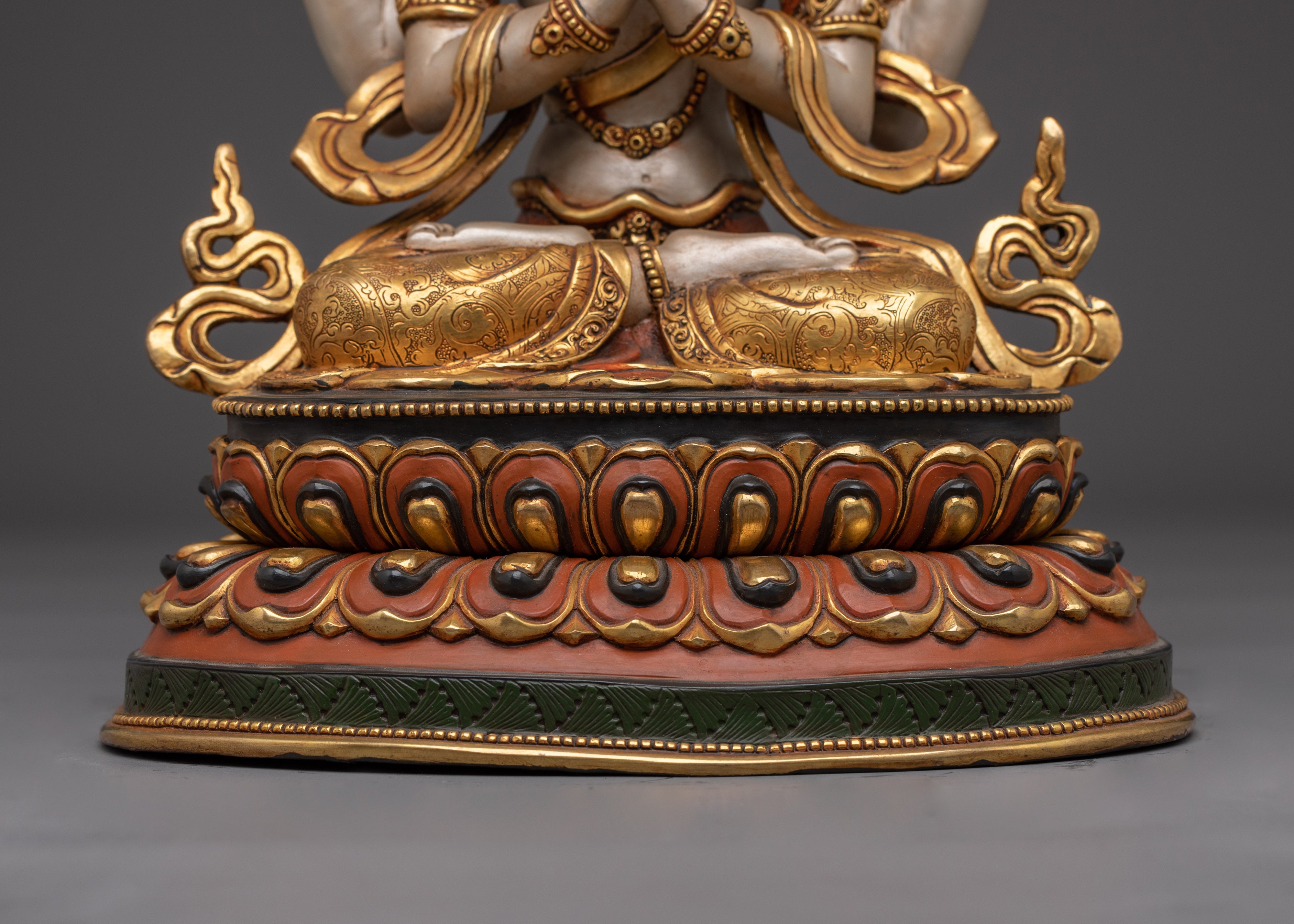 Avalokiteshvara Art Spiritual Decor | Himalayan Chenrezig Figurine