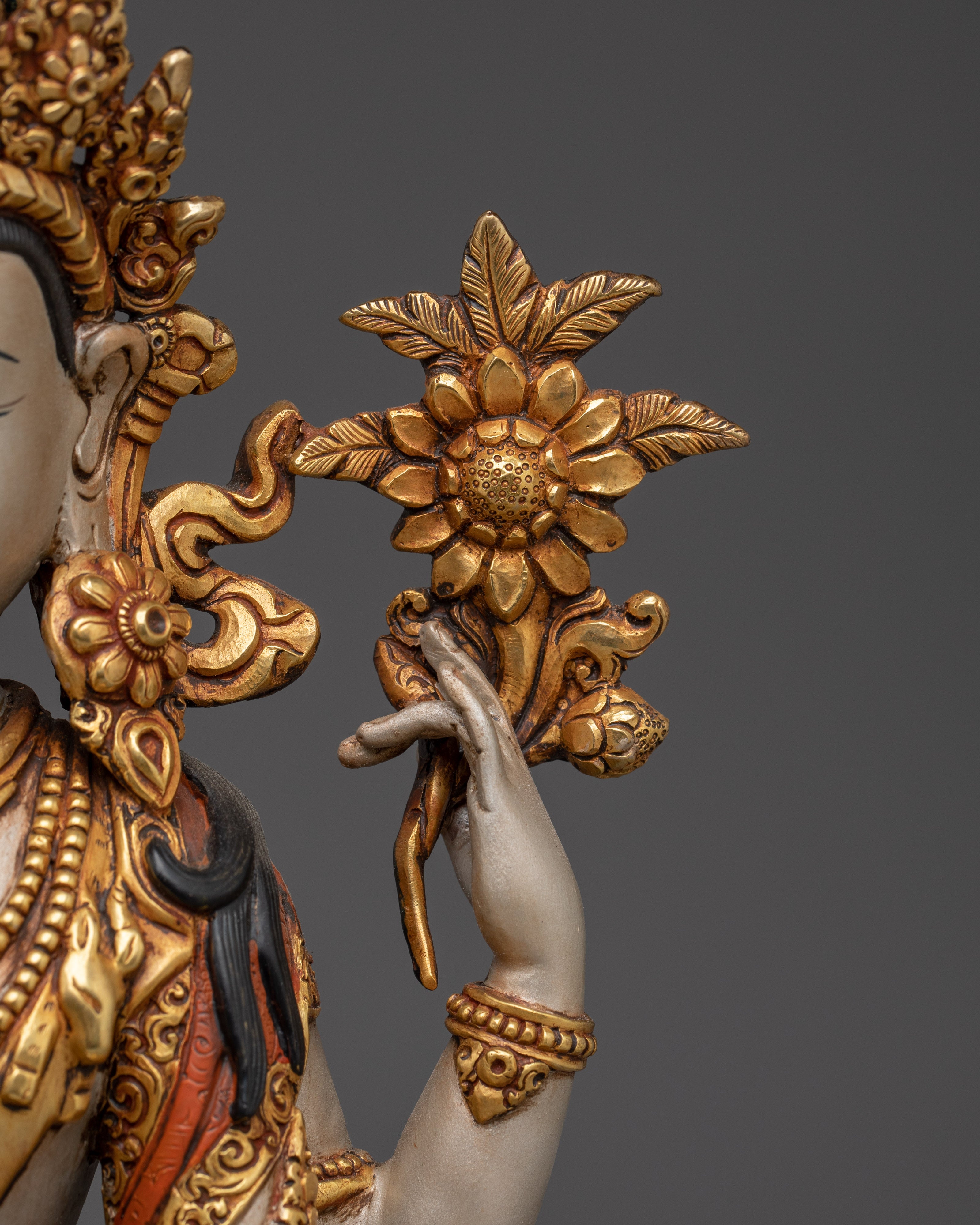 Avalokiteshvara Art Spiritual Decor | Himalayan Chenrezig Figurine