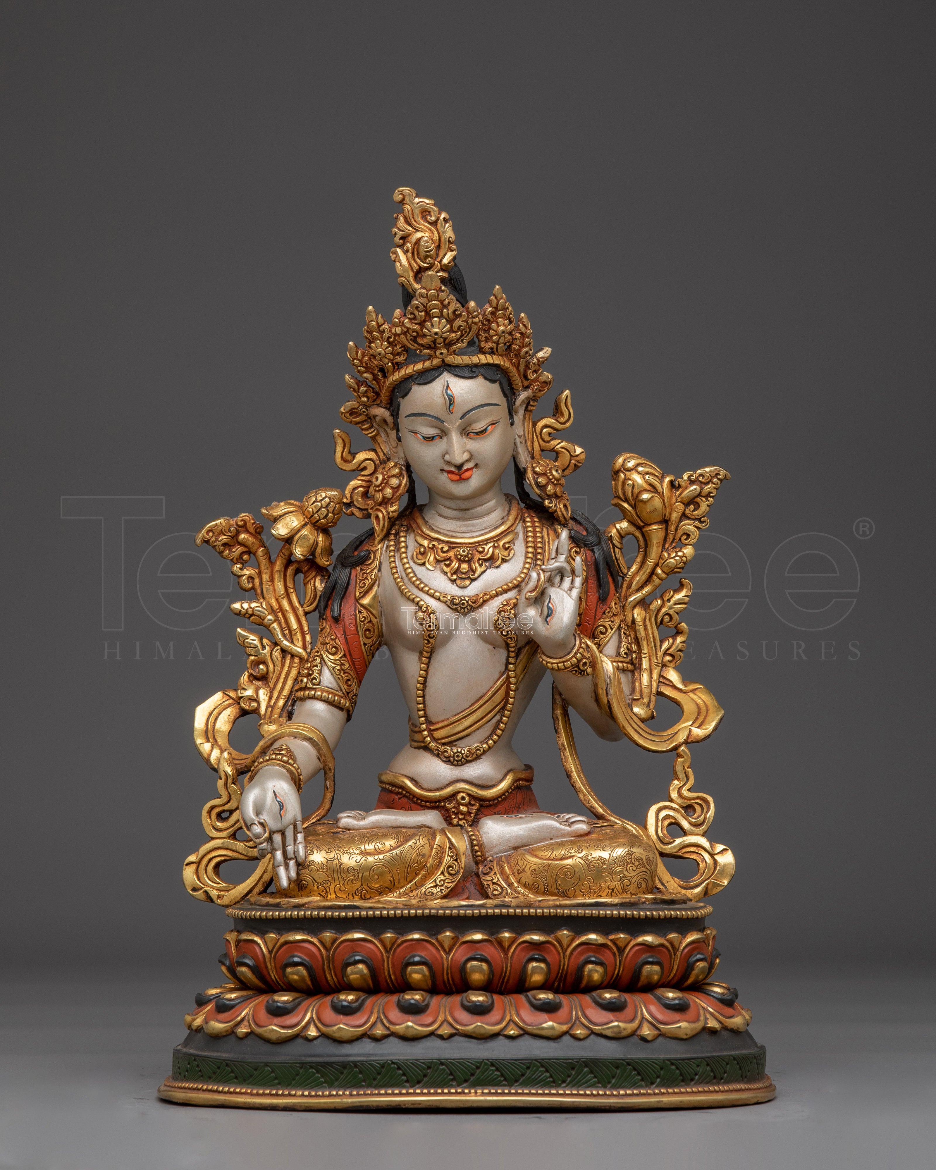 Healing Deity Sita Tara Handmade Statue | Buddhist Spiritual Decor