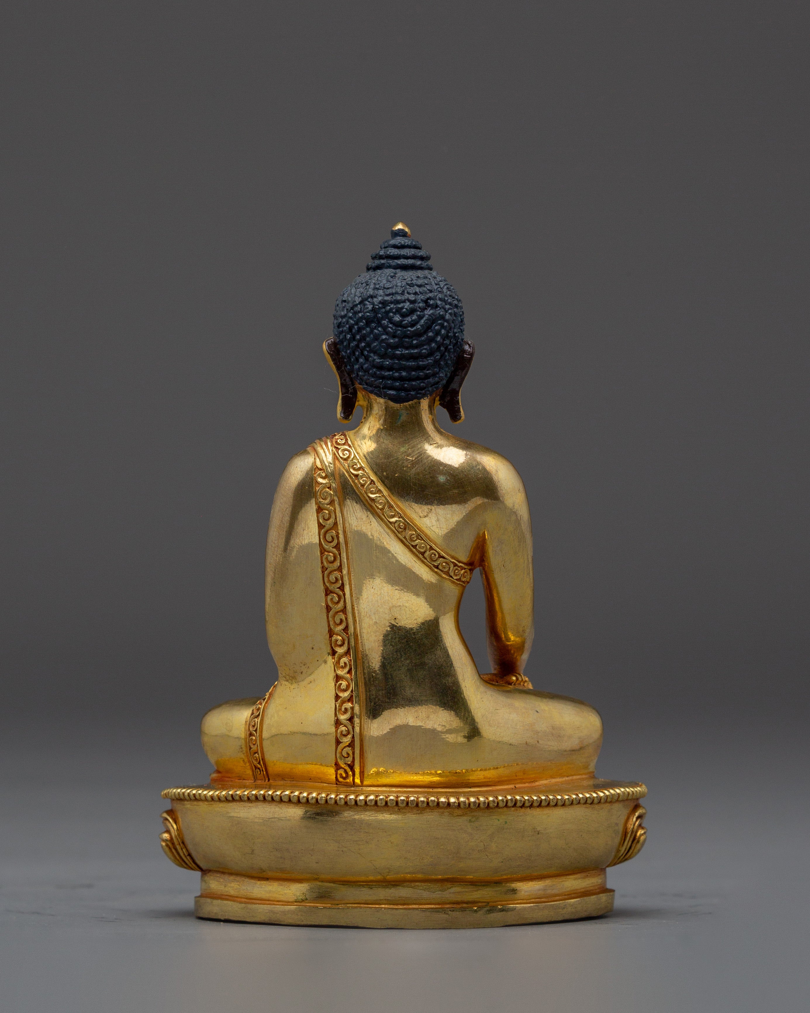 Golden Gautama Buddha Sculpture | Shakyamuni Buddha Statue