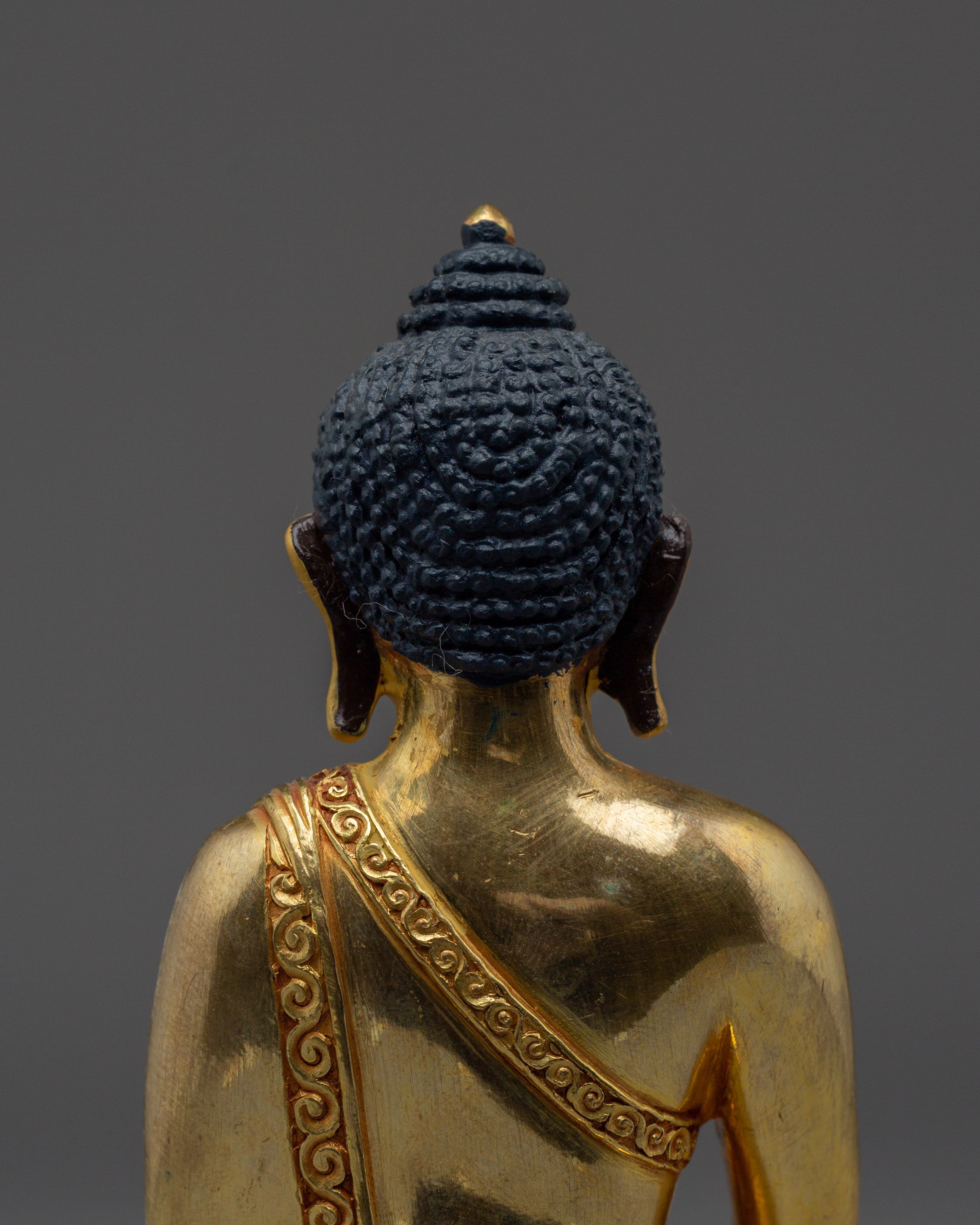Golden Gautama Buddha Sculpture | Shakyamuni Buddha Statue