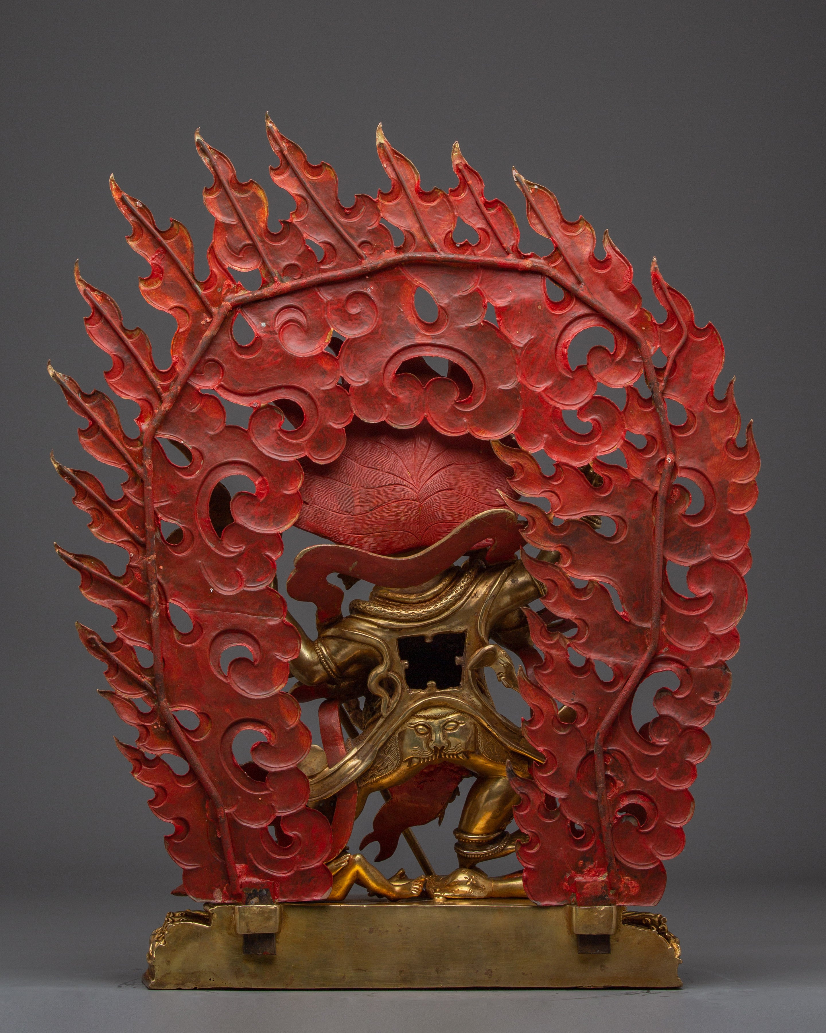 Chaturbhuja Mahakala Statue | Buddhist Guardian Deity