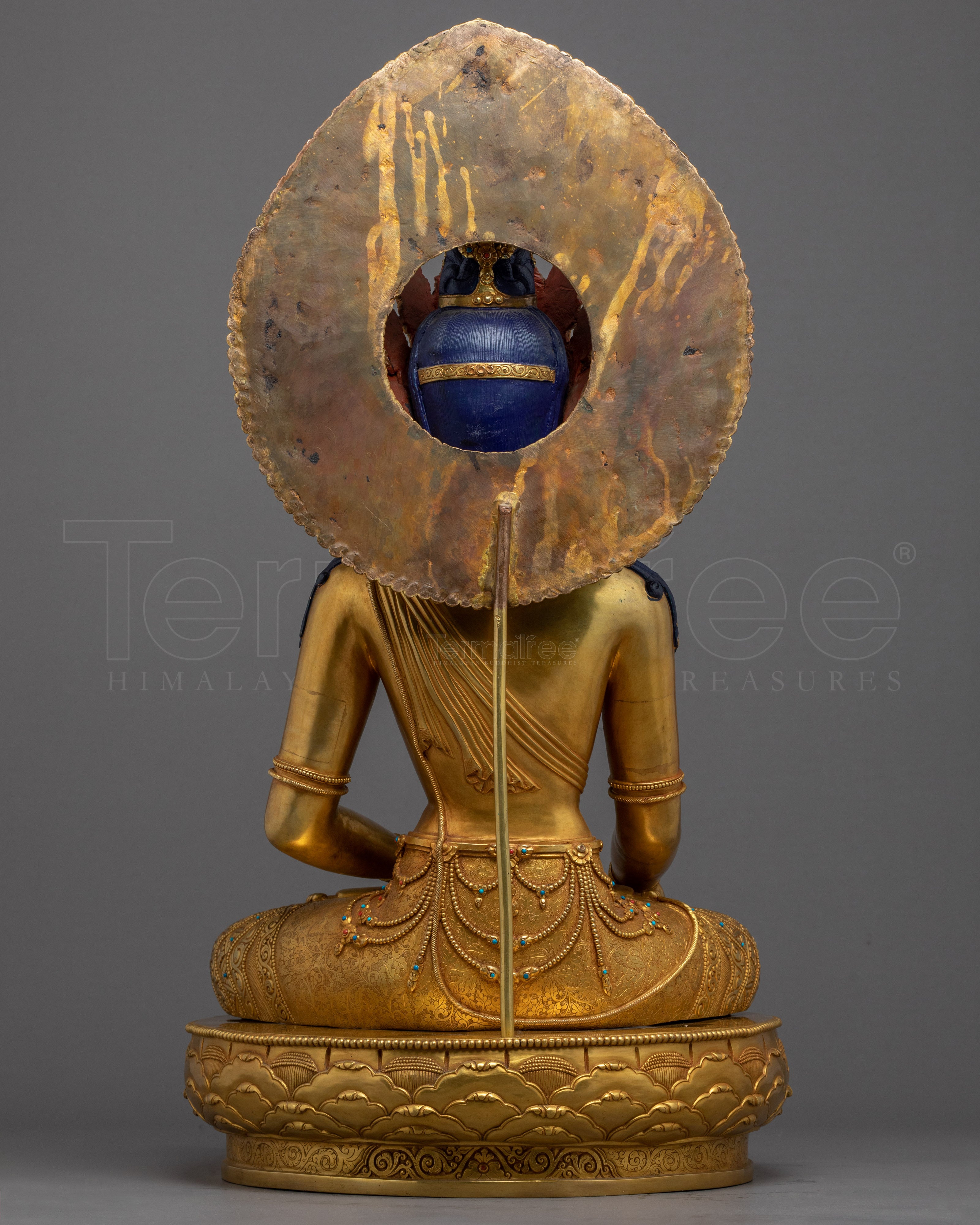 Shakyamuni Buddha Statue Art | Tibetan Art  Gold Gilded