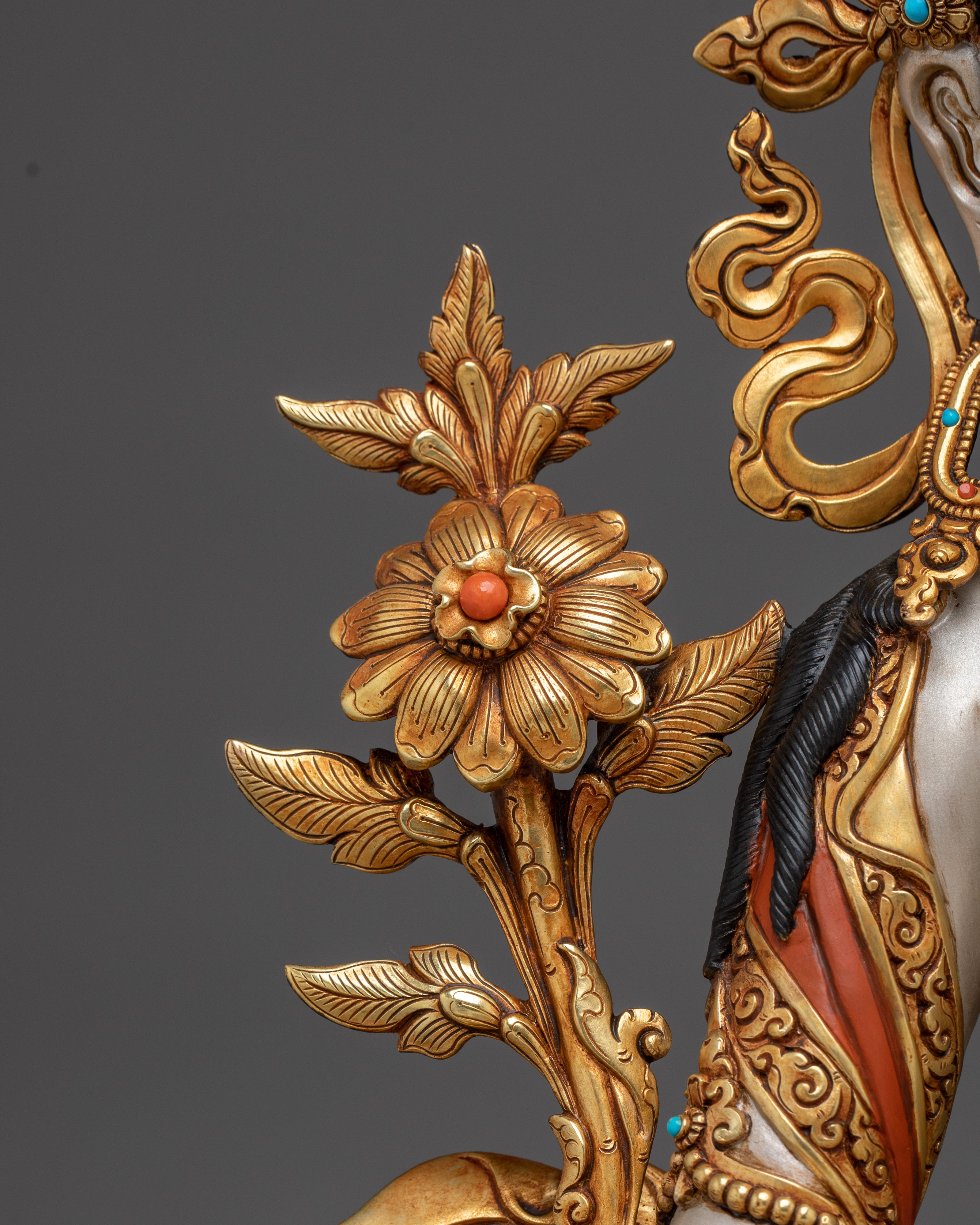 Serene Sita Tara Statue | White Tara - Tibetan Healing Deity