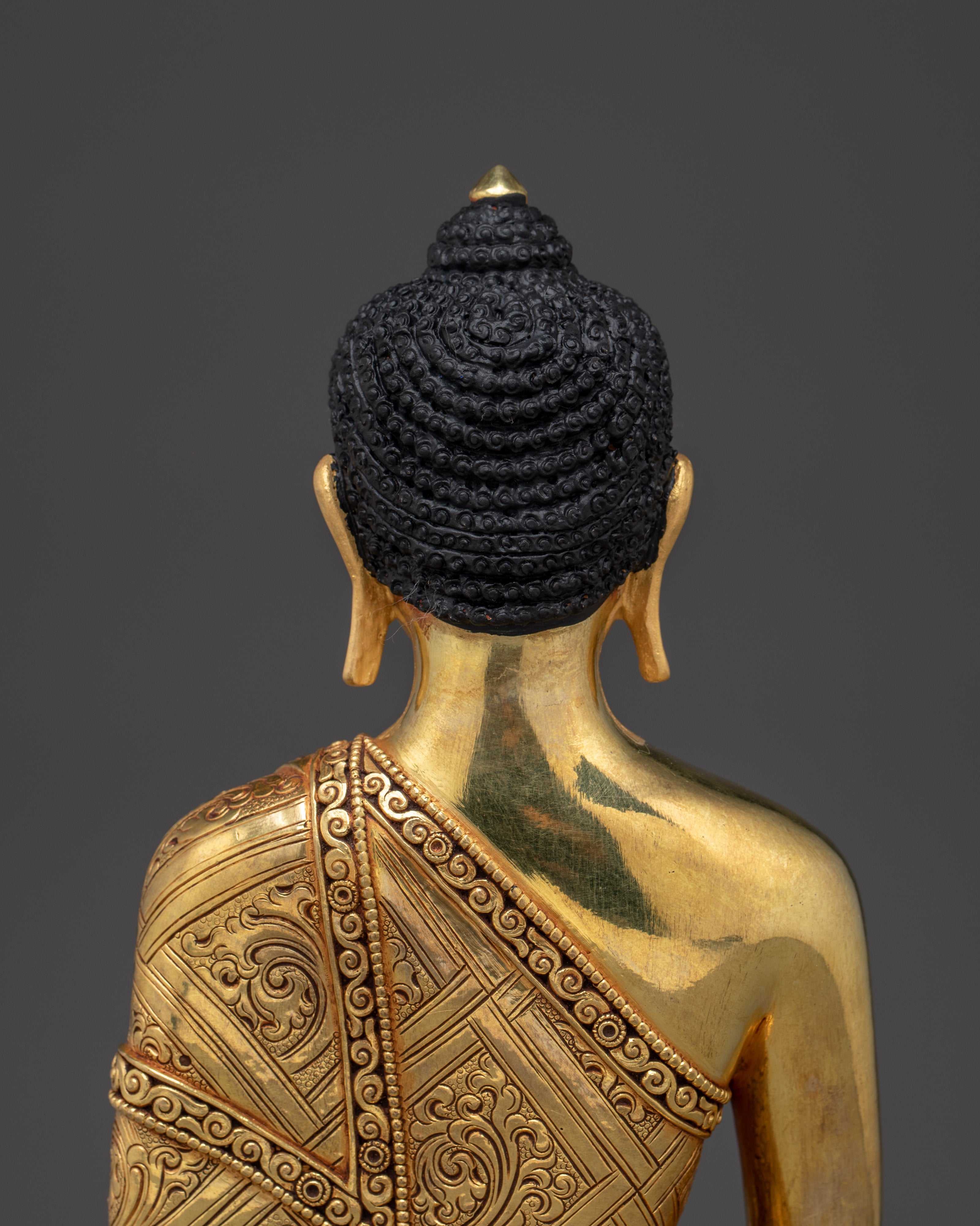 Enlightened Shakyamuni Buddha Spiritual Statue for Dharma Decor