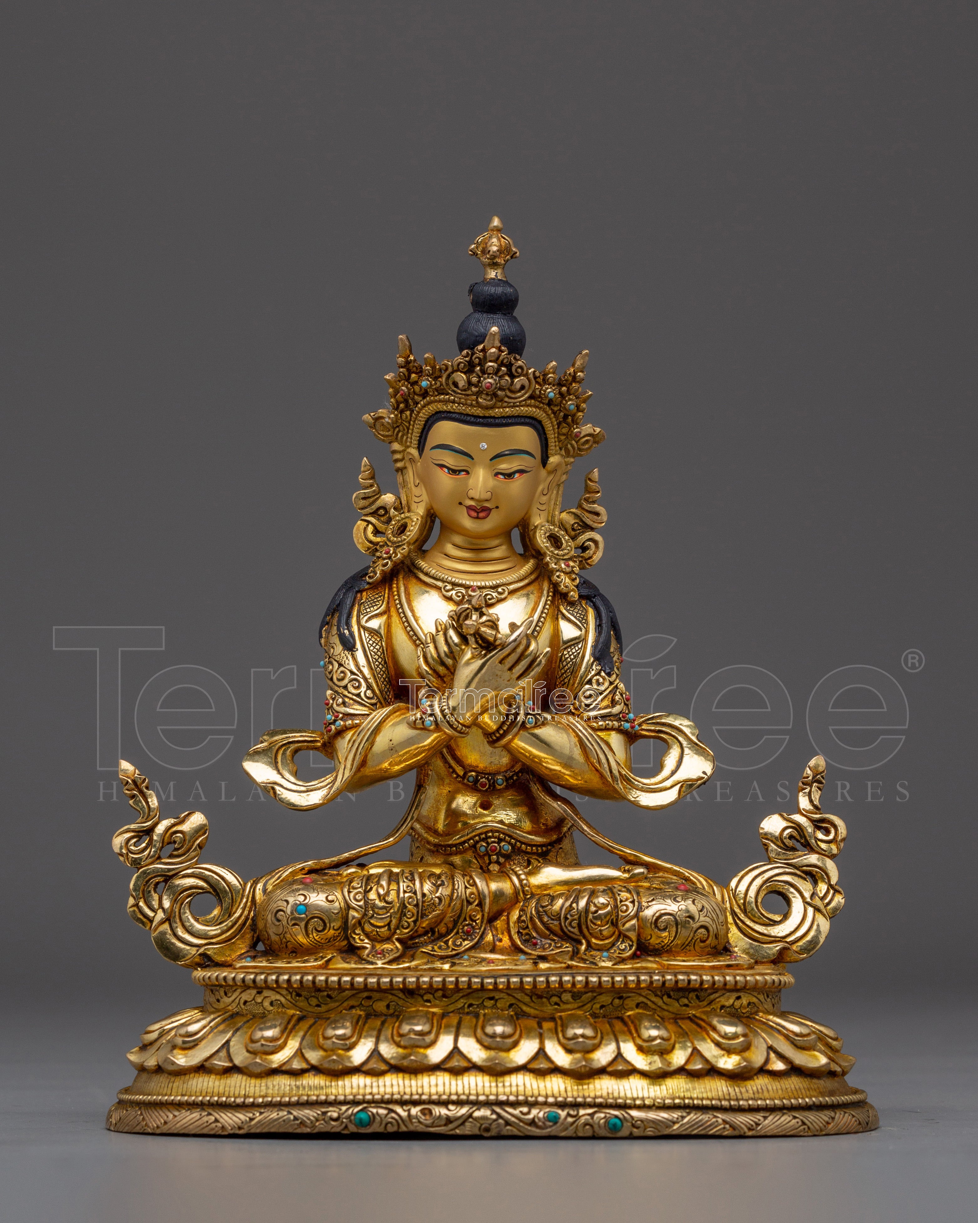 Golden Primordial Buddha Vajradhara | Buddhist Spiritual Decor