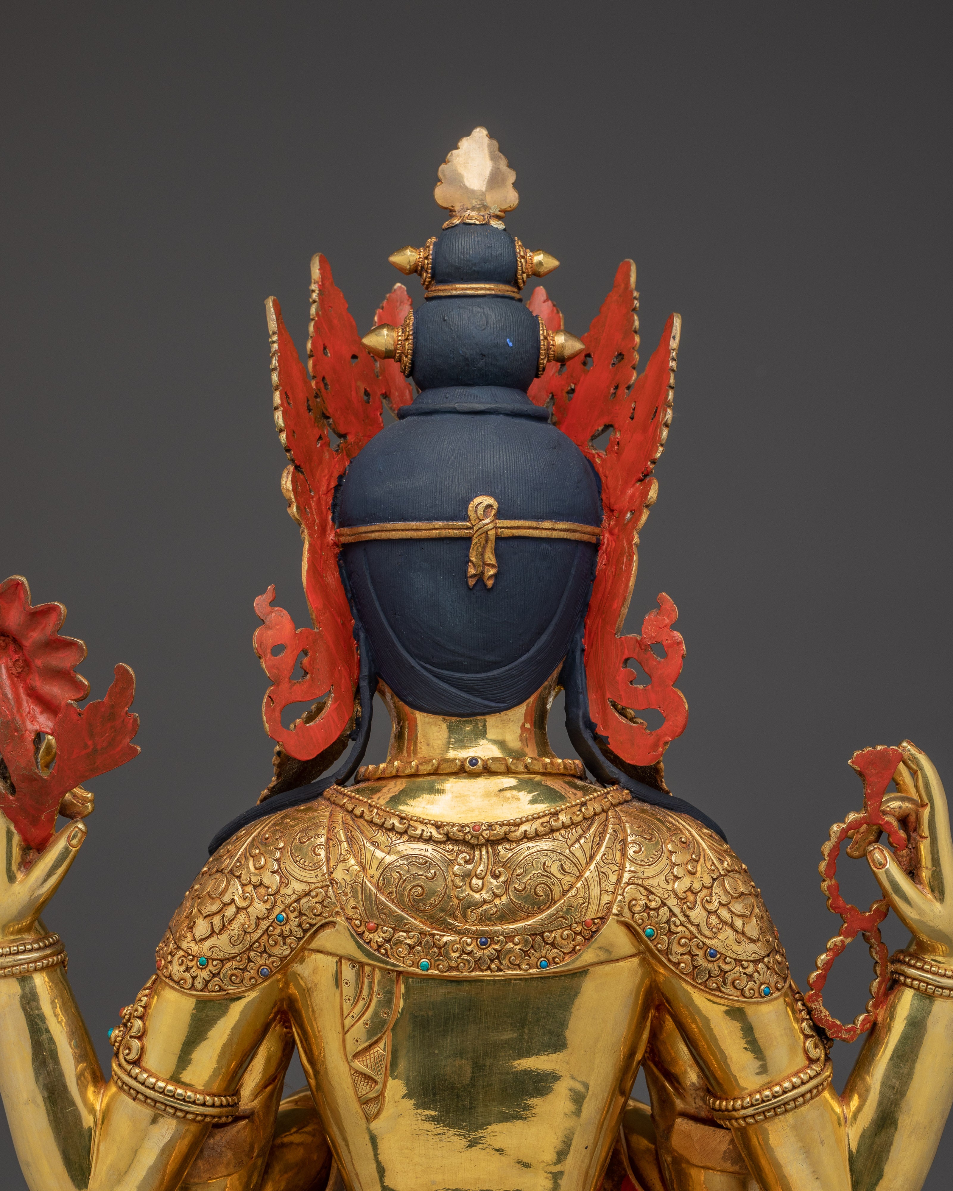 Protector of Tibetan Chenrezig Statue | Compassionate Deity