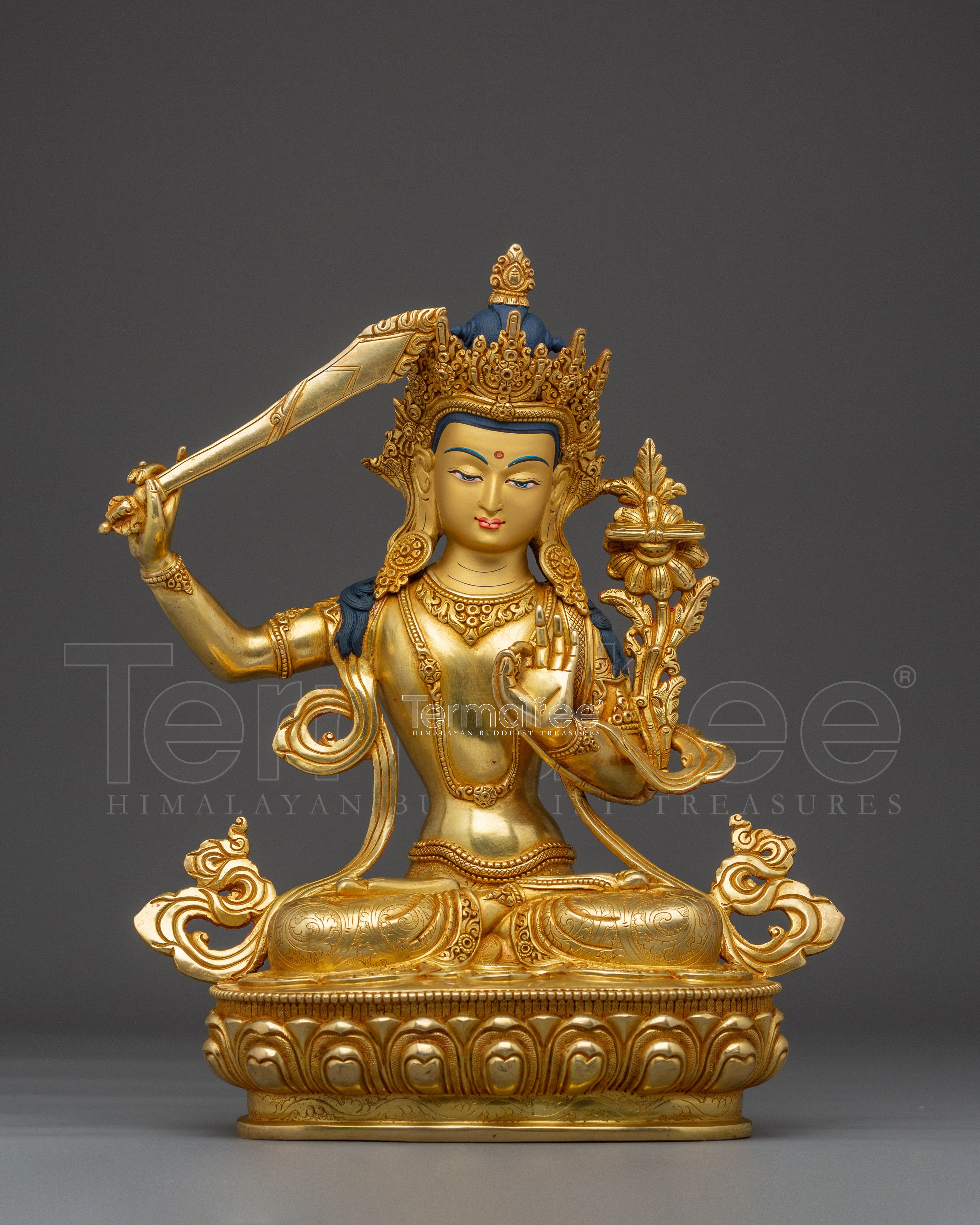 Buddhist Art of Manjushri | Enlightened wisdom
